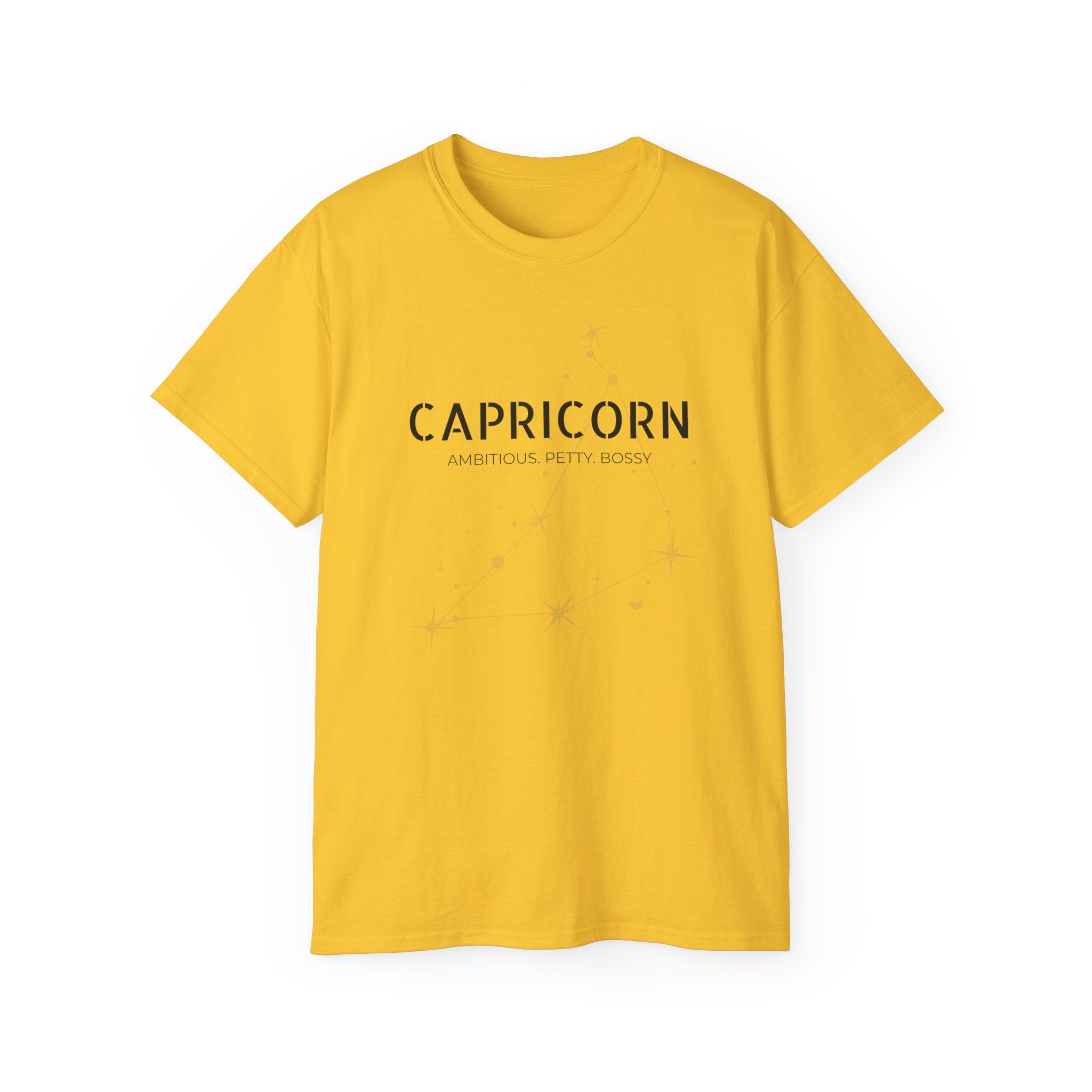 Capricorn Zodiac Tee — Minimal Astrology Shirt