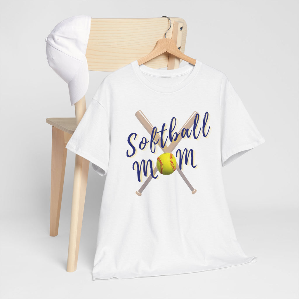Softball Mom T-Shirt — Bat & Ball Graphic Tee