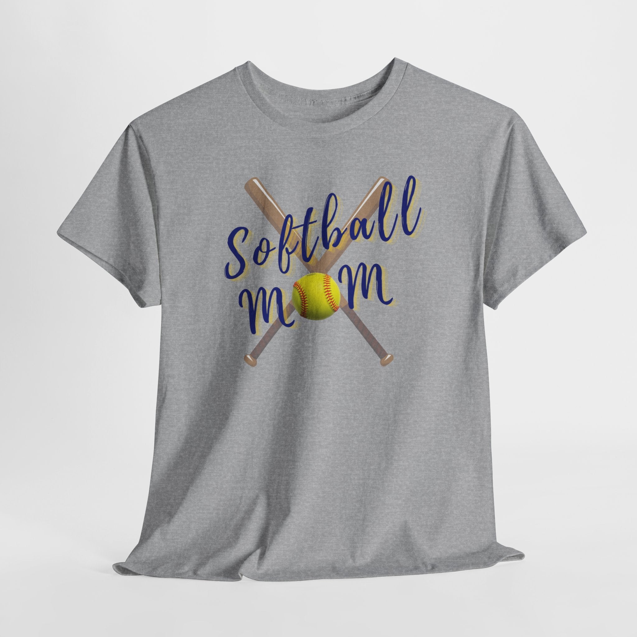 Softball Mom T-Shirt — Bat & Ball Graphic Tee
