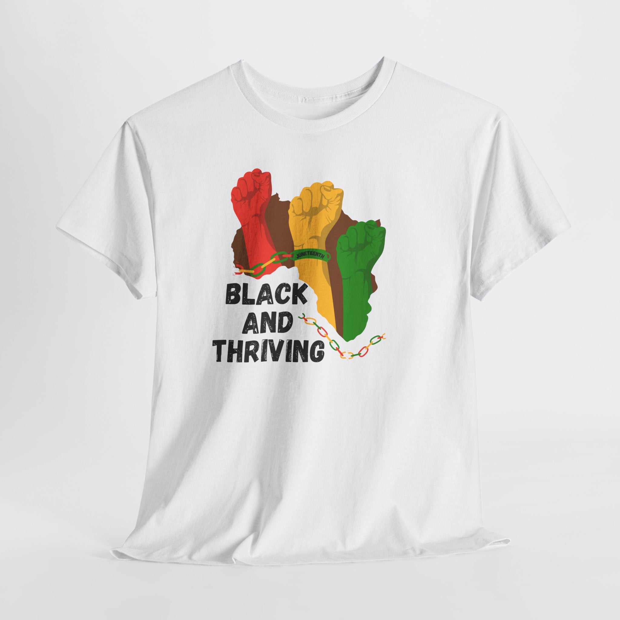 Juneteenth 'Black and Thriving, No Apologies' Tee