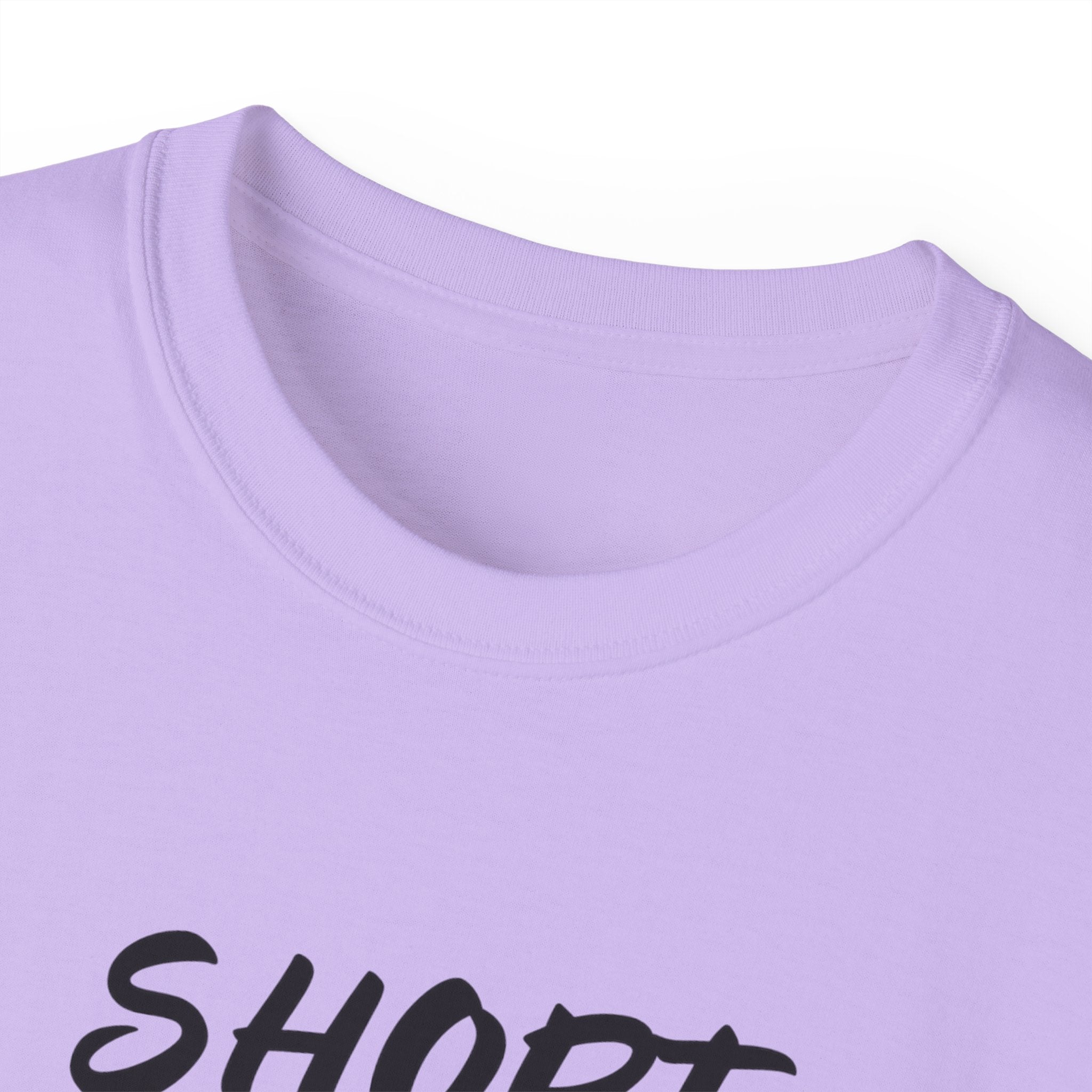 "Short Answer IDGAF" Cotton Tee — Funny Graphic Statement T-Shirt