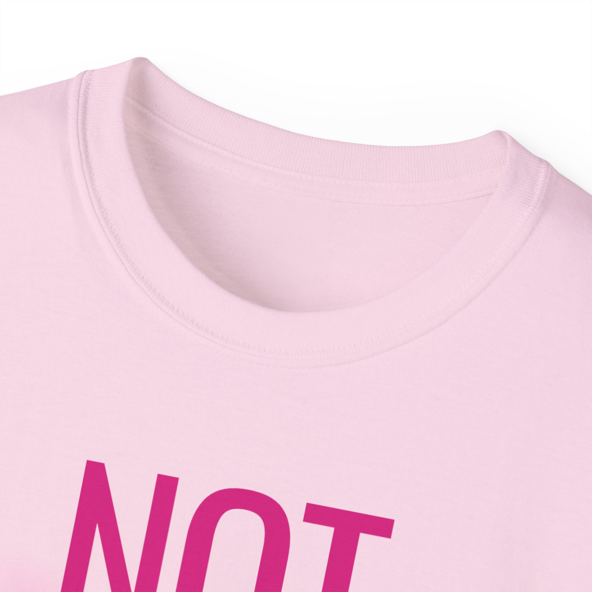 Not Today Cancer T-Shirt — Inspirational Cancer Awareness Tee with Pink Ribbon