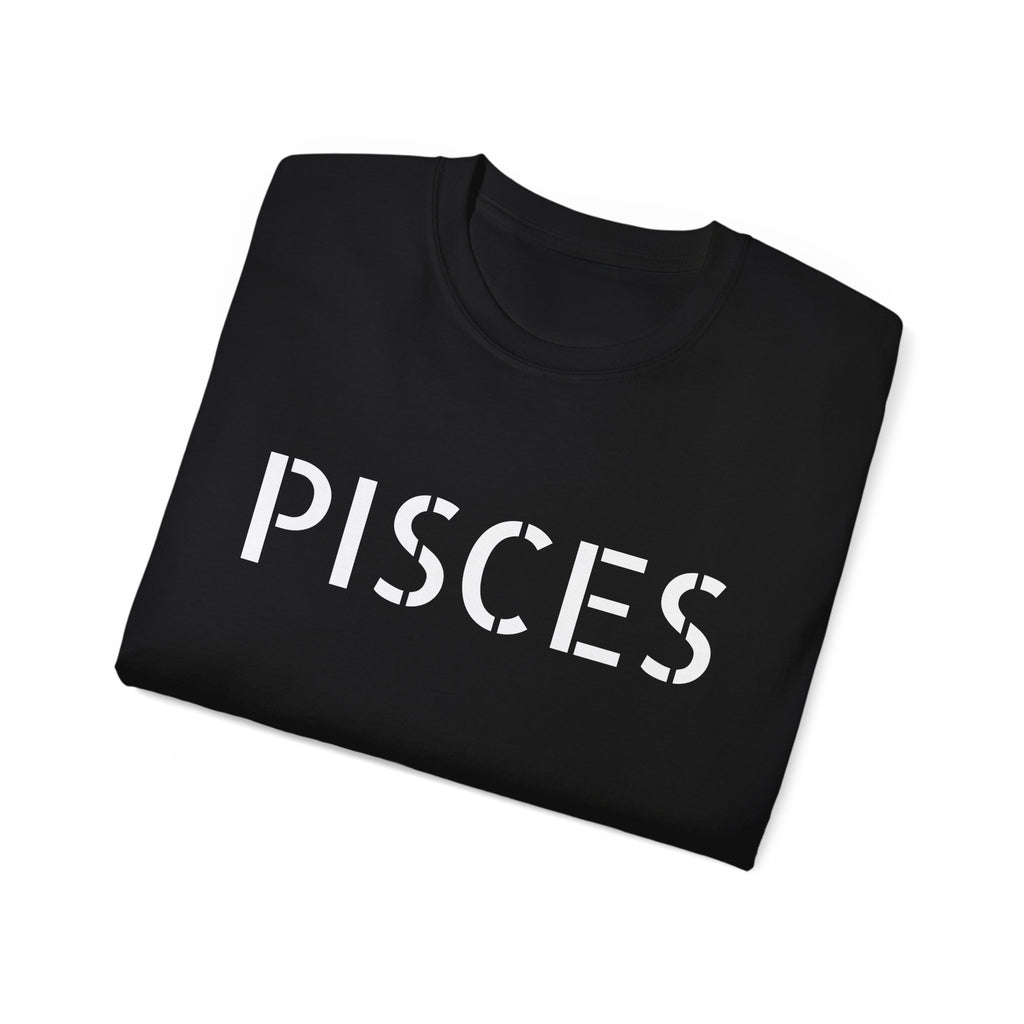 Pisces Zodiac Unisex Ultra Cotton Tee - Astrological Sign Graphic Shirt