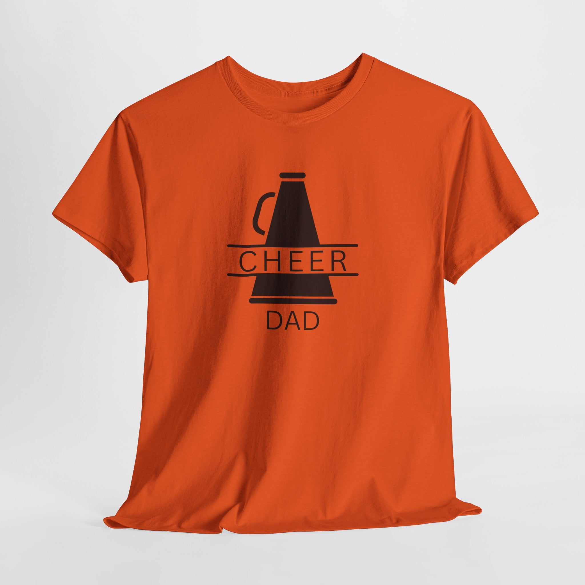 Cheer Dad T-Shirt – Megaphone Graphic Tee for Proud Cheerleading Fathers