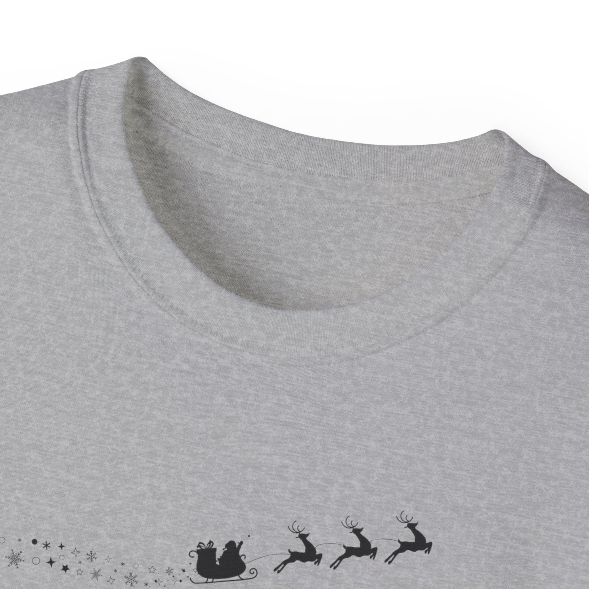 Dear Santa Naughty On Weekends Tee - Funny Christmas T-Shirt, Holiday Apparel, Unisex Gift, Casual Wear,