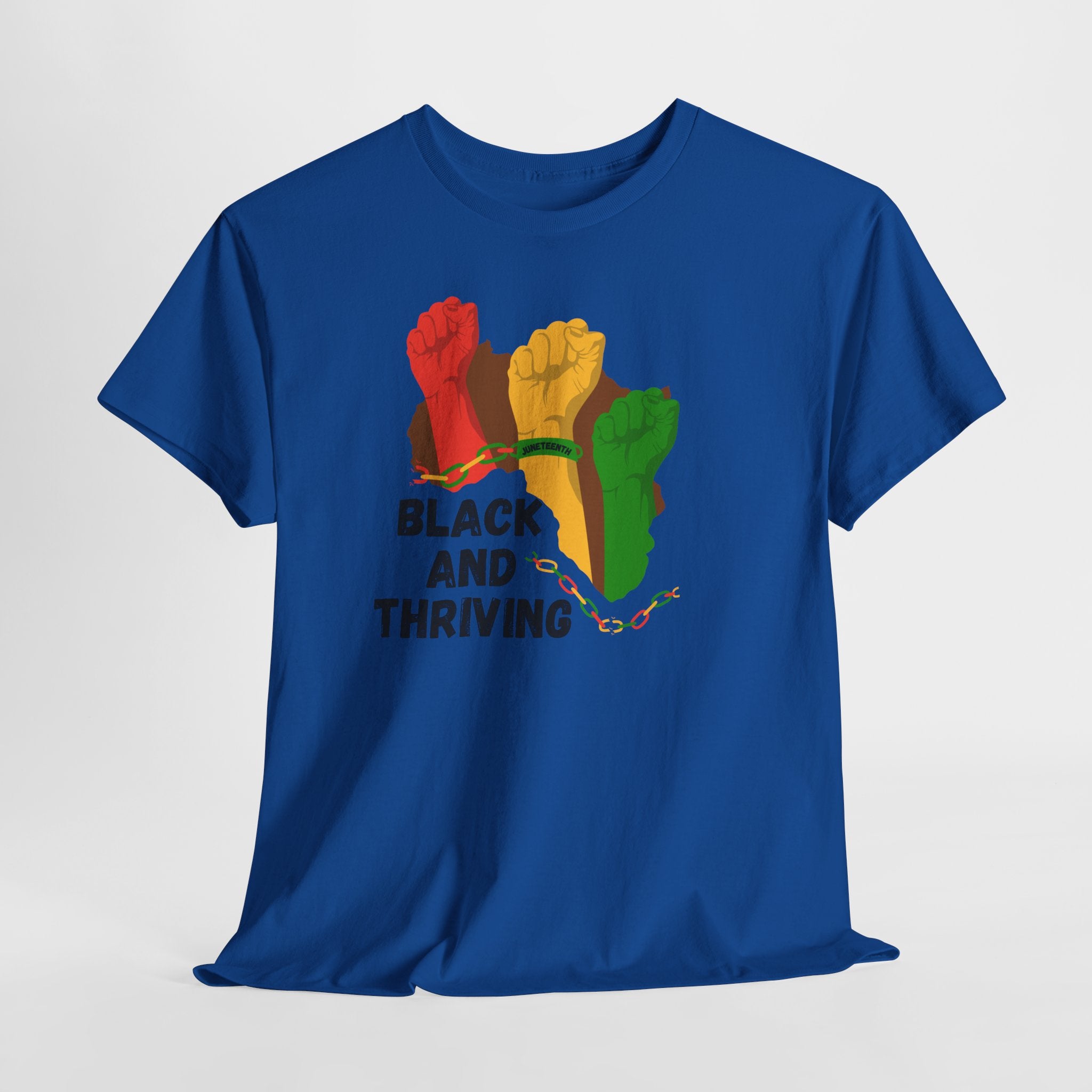 Juneteenth 'Black and Thriving, No Apologies' Tee