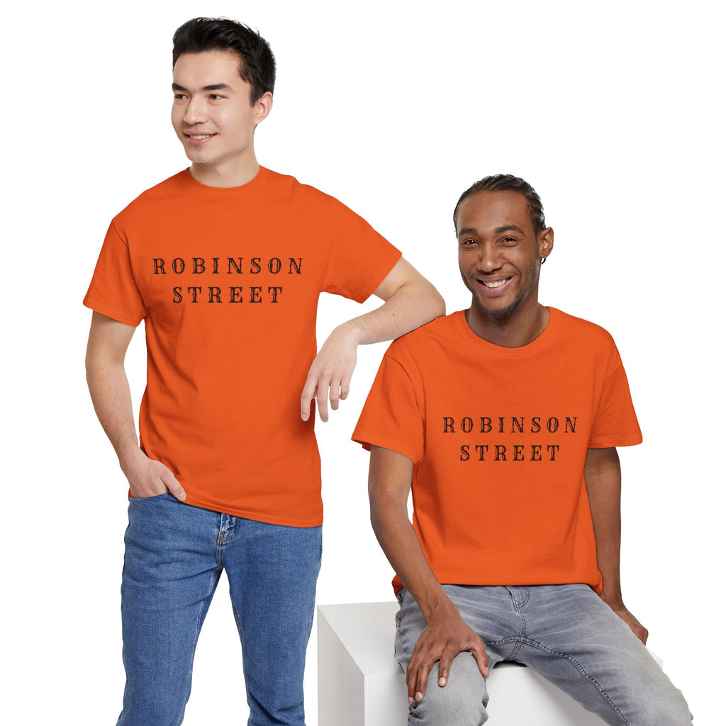 Robinson Street T-Shirt — Minimal Vintage Text Tee