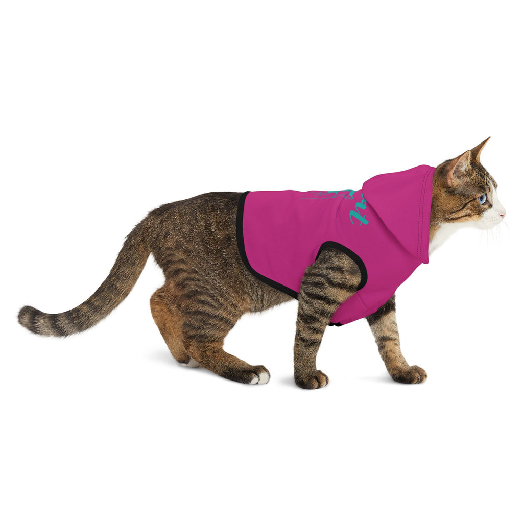 Cool Cat Pet Hoodie – Pink Cat Hoodie for Stylish Cats