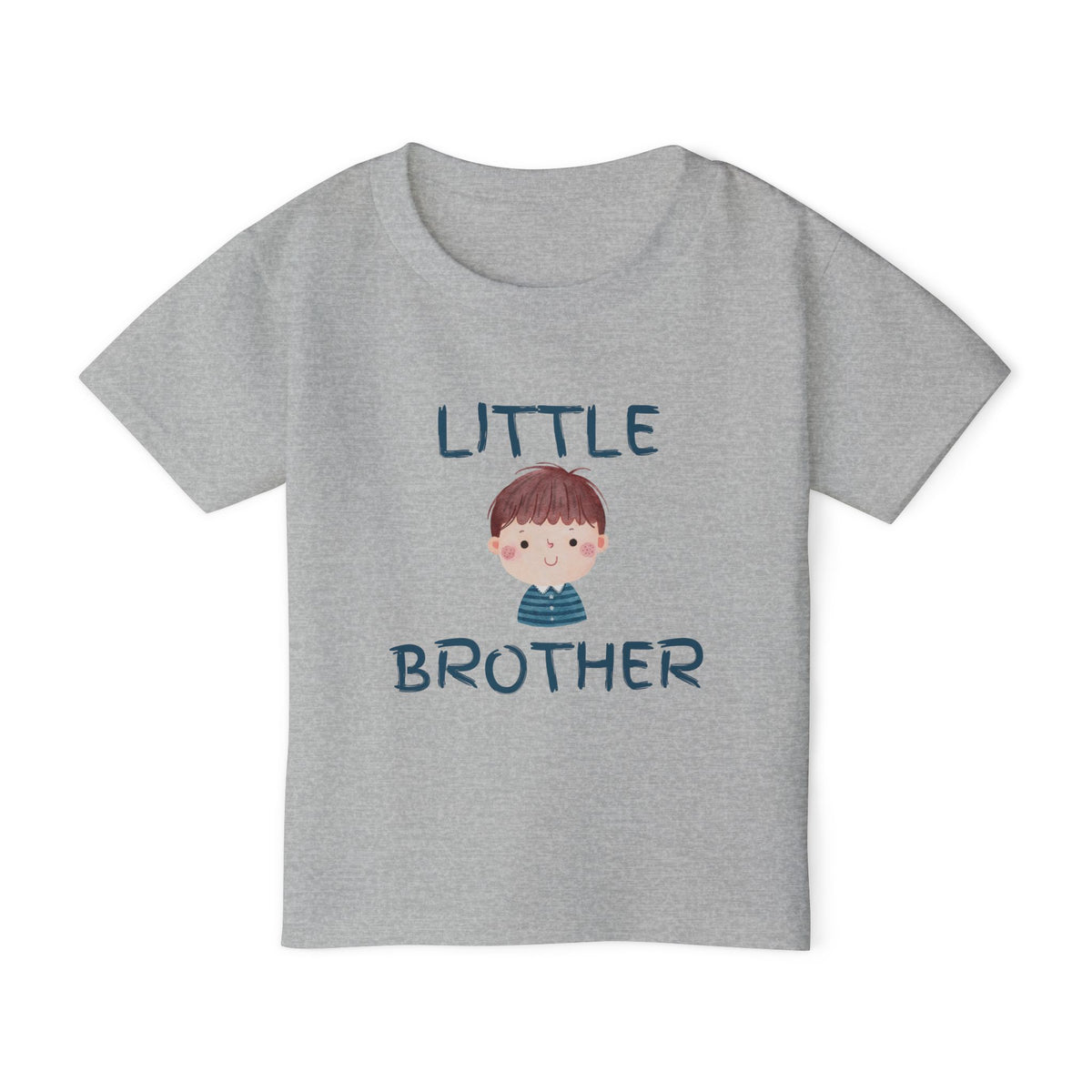 Little Brother Toddler T-Shirt - Colorful Playful Sibling Shirt
