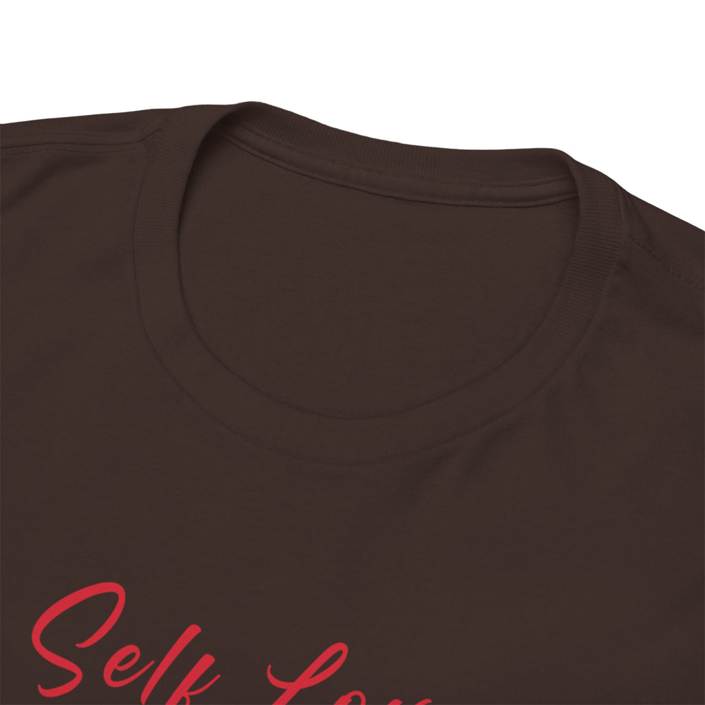 T-Shirt — "Self Love Is The Real Flex" Romantic Couple Graphic Tee