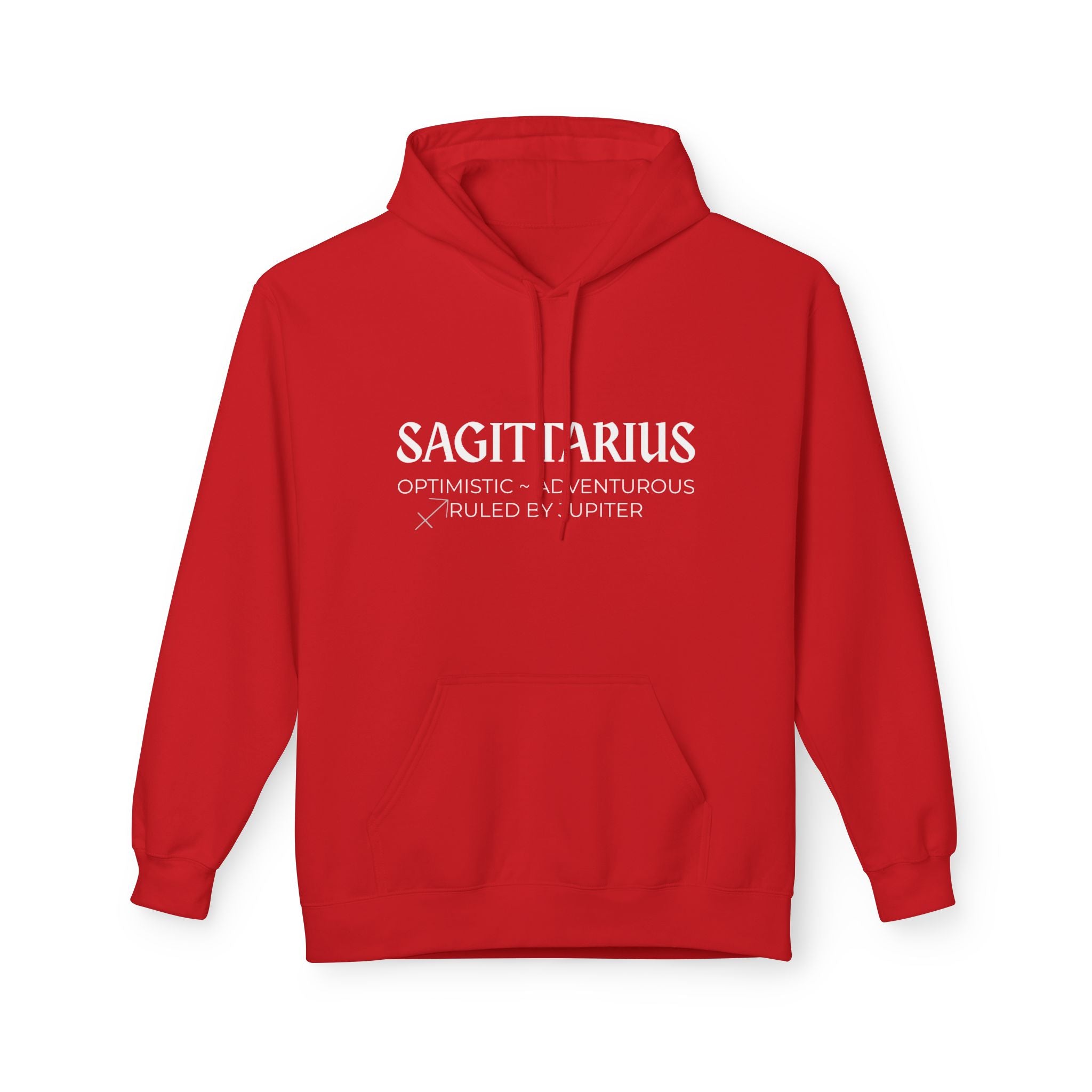 Sagittarius Zodiac Sign Hoodie - Unisex Midweight Fleece Sweatshirt