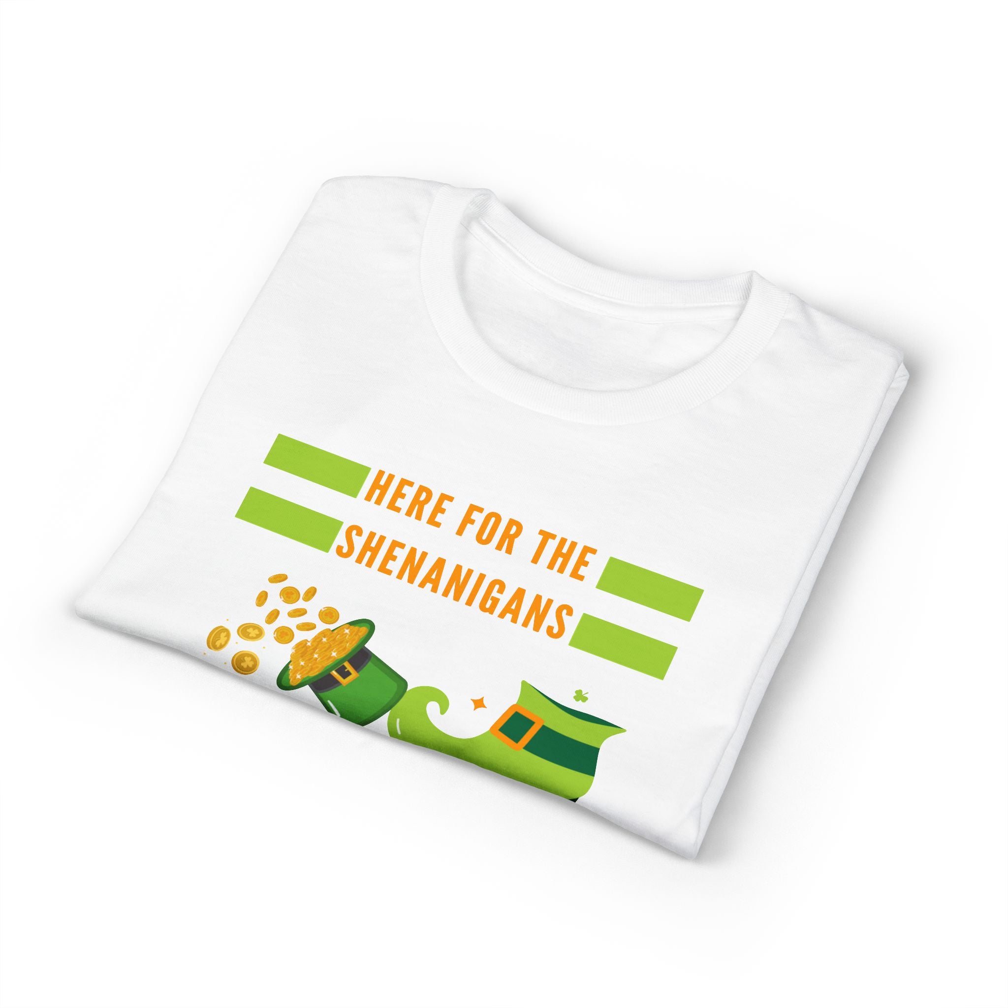 Here for the Shenanigans Unisex DryBlend® St. Patrick's Day T-Shirt
