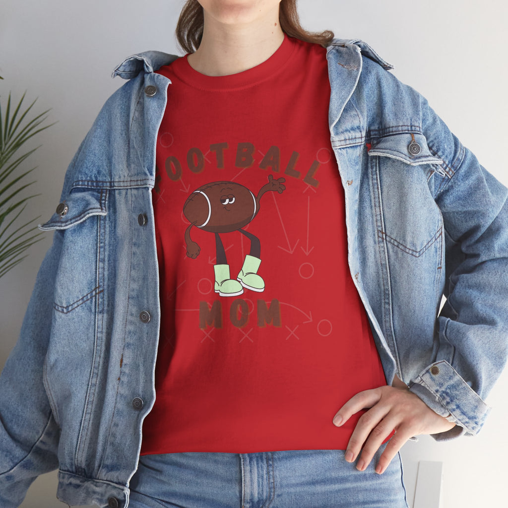 Football Mom graphic Unisex Heavy Cotton Tee