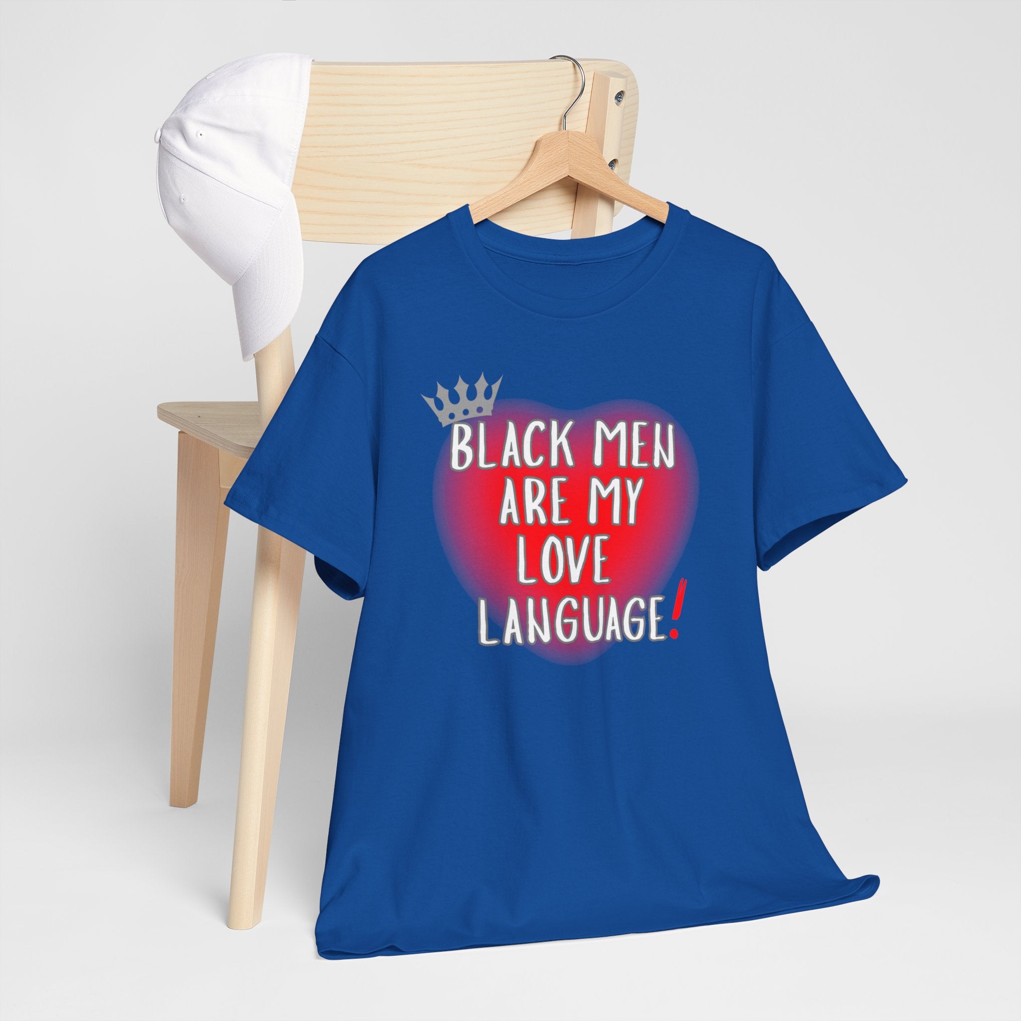 Love Language Tee — "Black Men Are My Love Language" Graphic T-Shirt