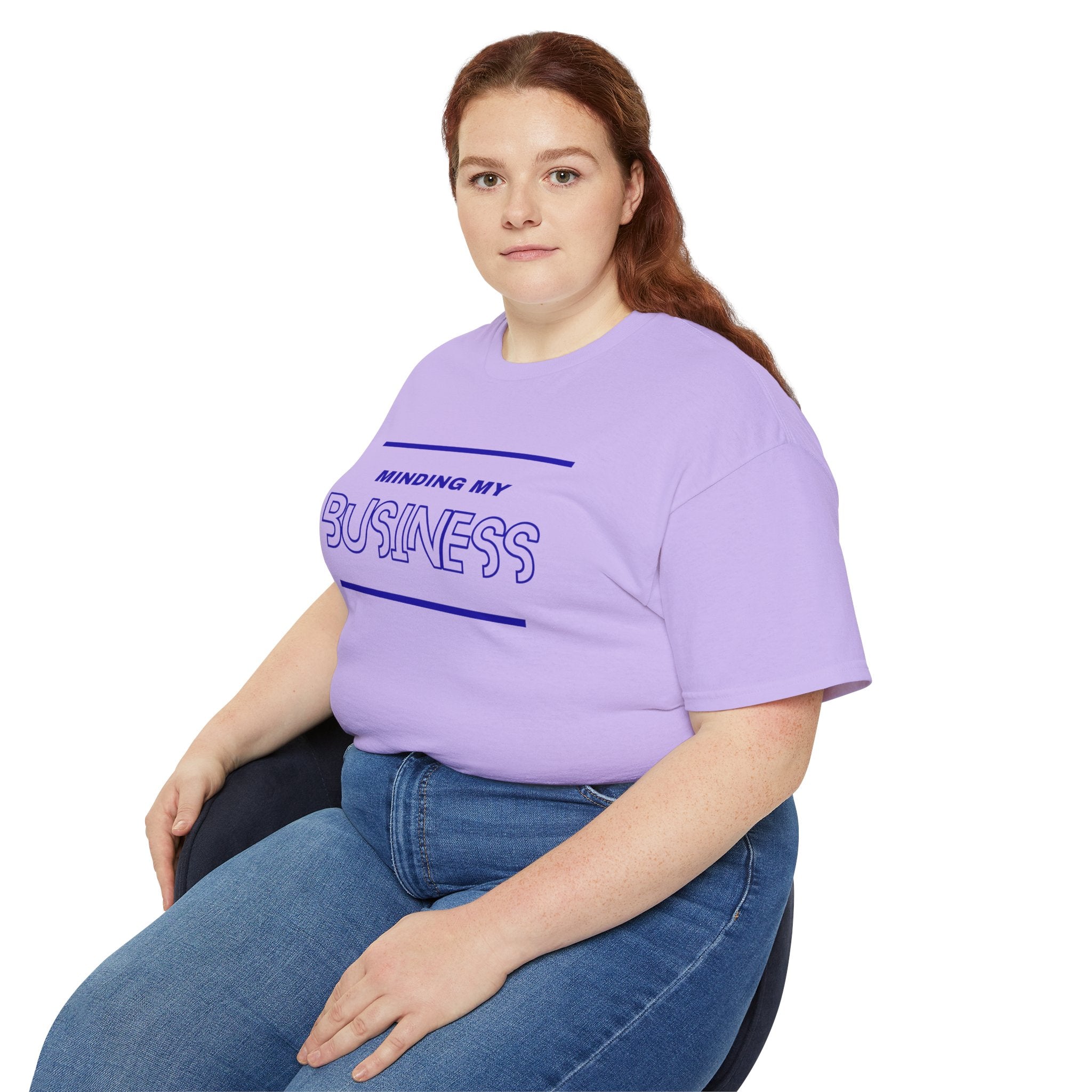 T‑Shirt — "Minding My Business" Minimal Graphic Tee