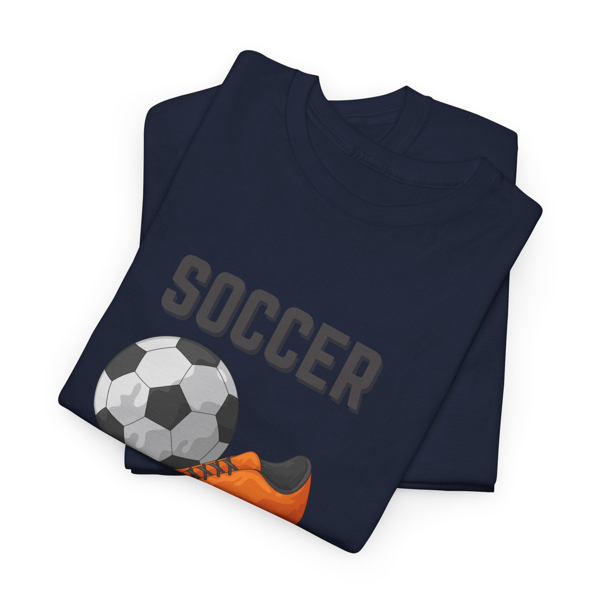Soccer Dad T-Shirt – Graphic Soccer Ball & Cleat Tee, Father’s Day Gift