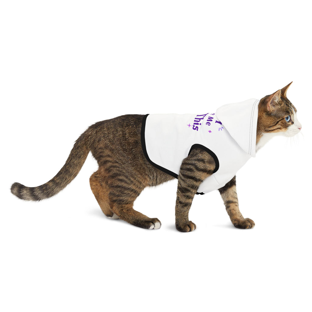 Pet Hoodie — "Mom Made Me Wear This" Cute Pet Hooded Shirt for Dogs & Cats