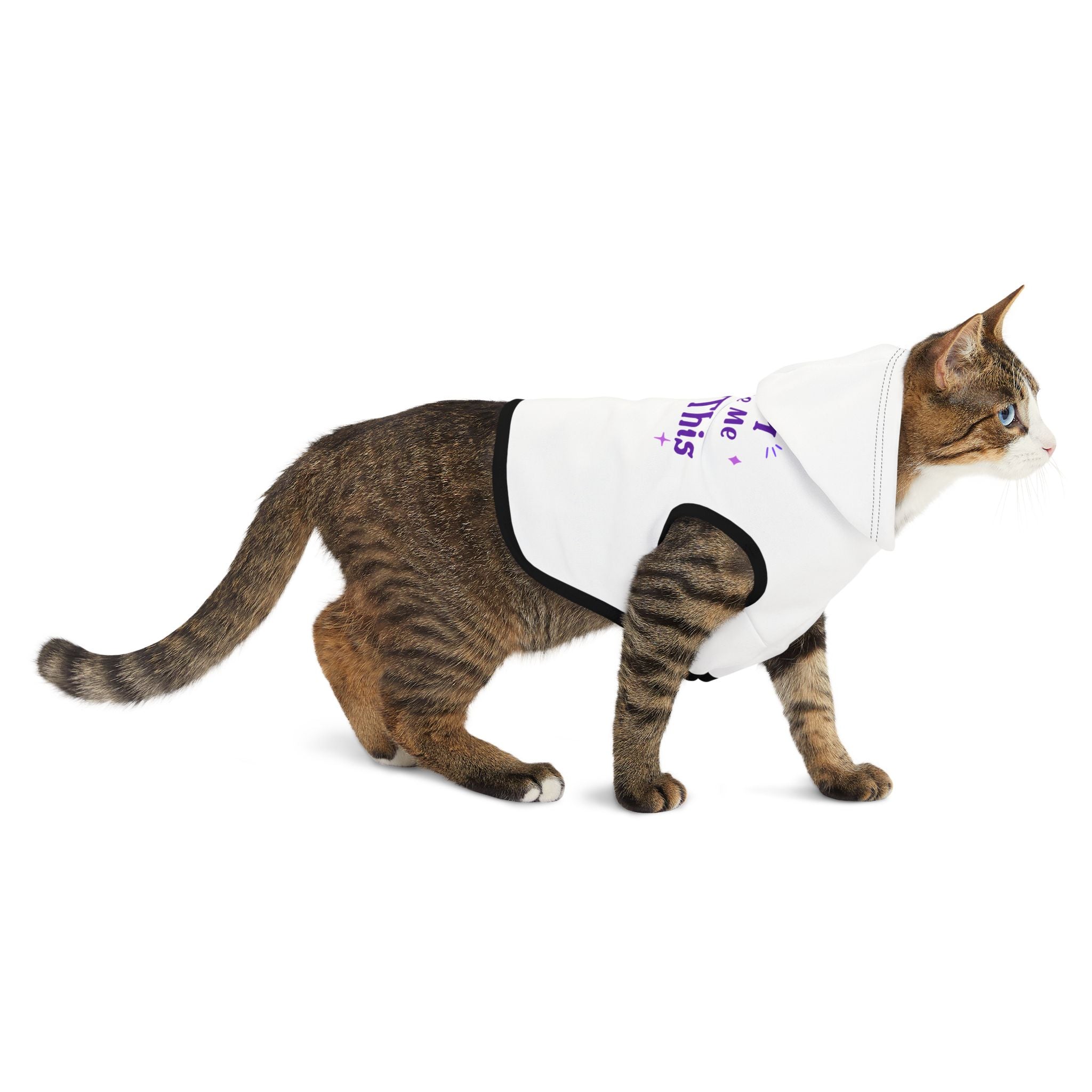 Pet Hoodie — "Mom Made Me Wear This" Cute Pet Hooded Shirt for Dogs & Cats