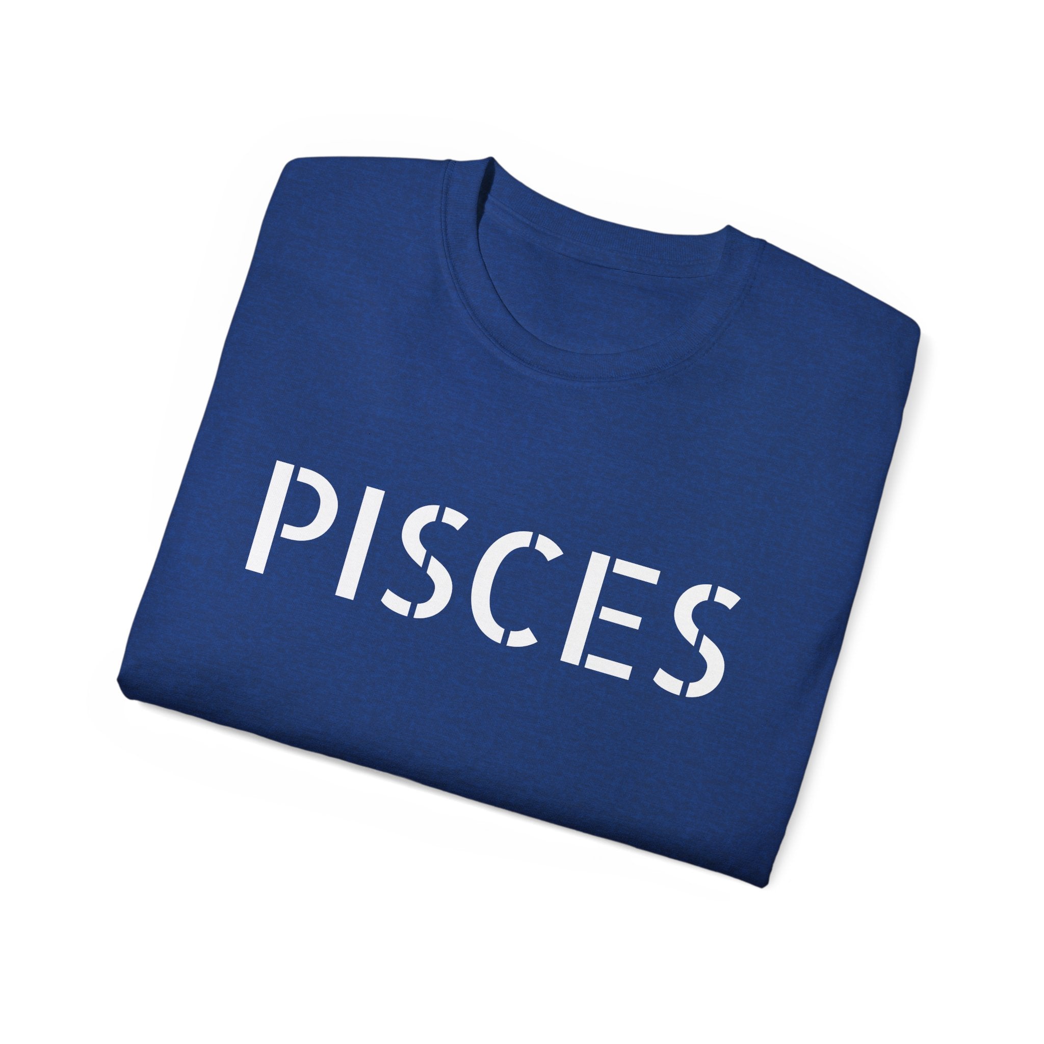 Pisces Zodiac Unisex Ultra Cotton Tee - Astrological Sign Graphic Shirt