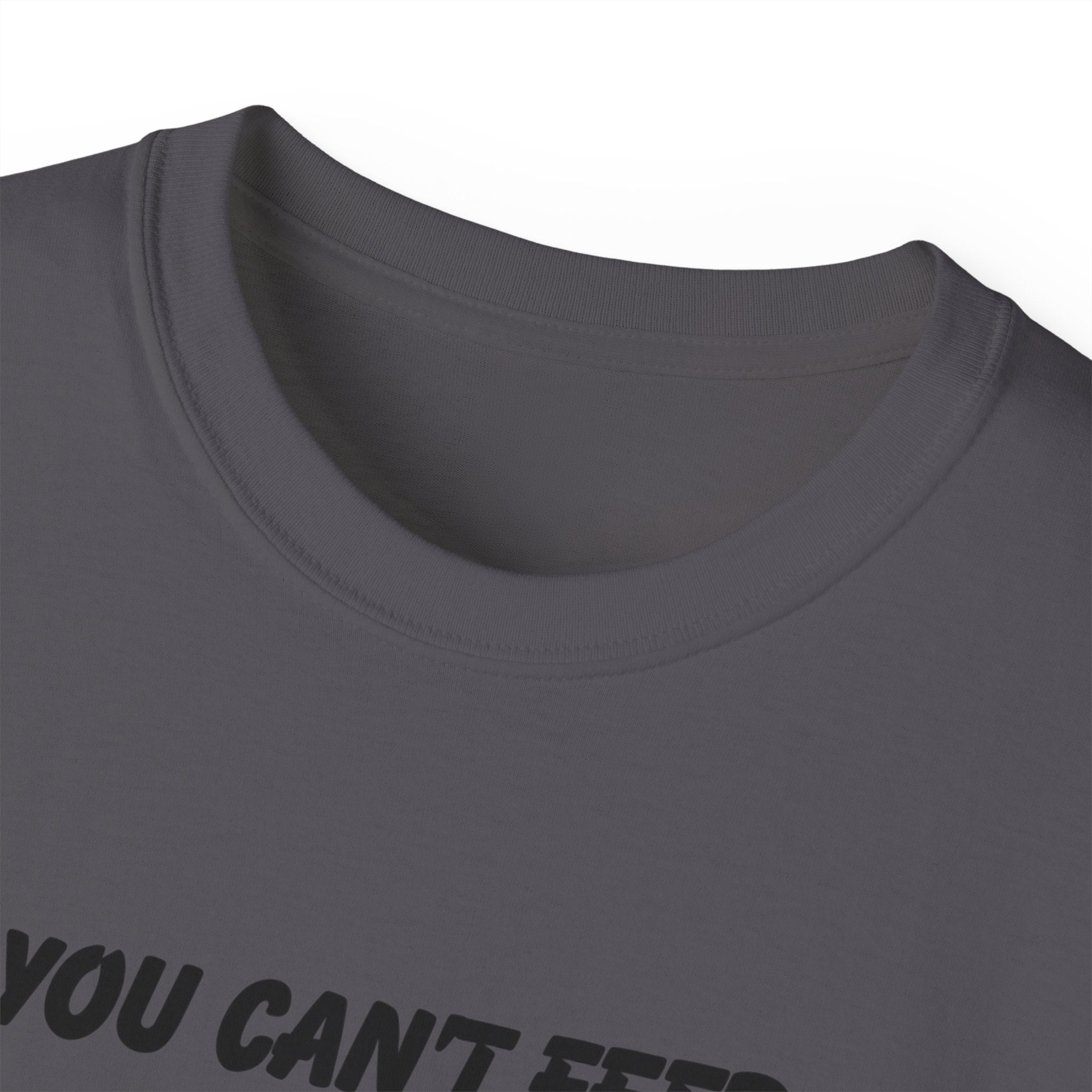Inspirational Quote Tee — "You Can't Feed Your Brain Garbage and Expect Greatness" Cotton T‑Shirt