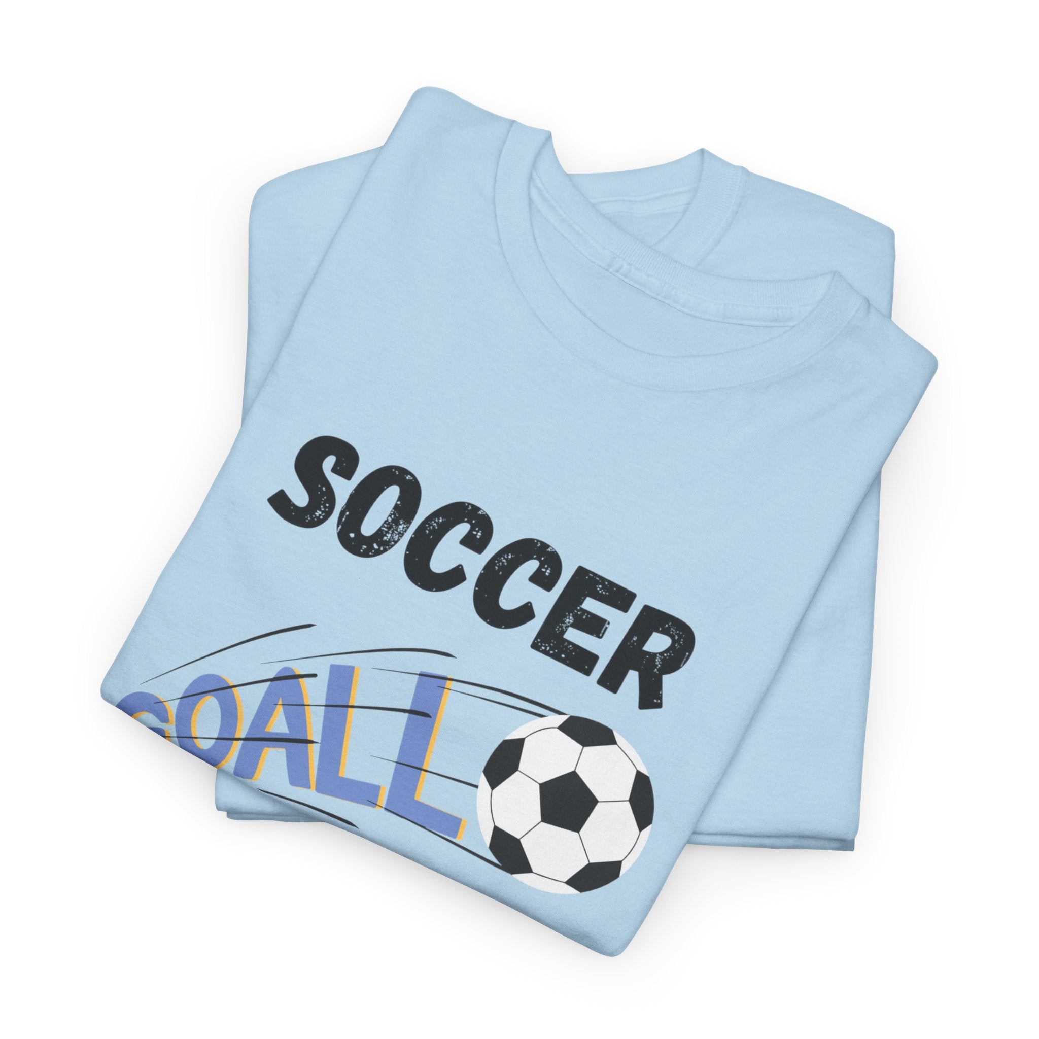 Soccer Mom T‑Shirt — 'Soccer Goal!' Graphic Tee with Soccer Ball