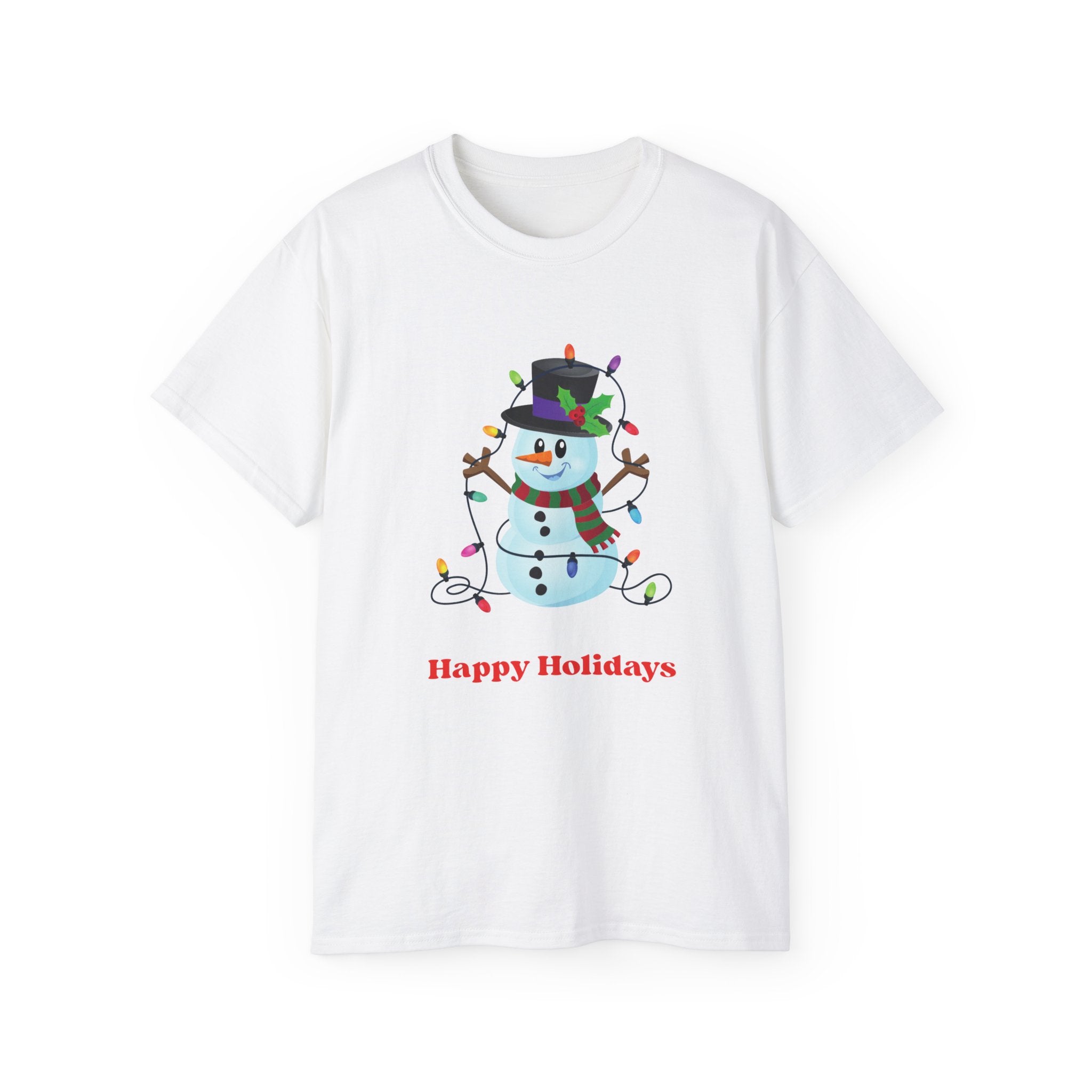 Happy Holidays Snowman Tee
