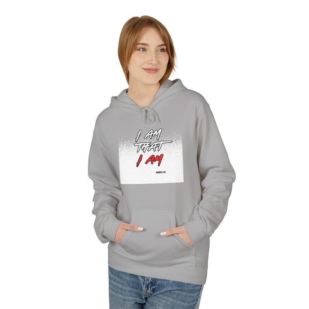 Hoodie — 'Lazy Today, Lady Tomorrow' Minimal Script Hoodie (White)