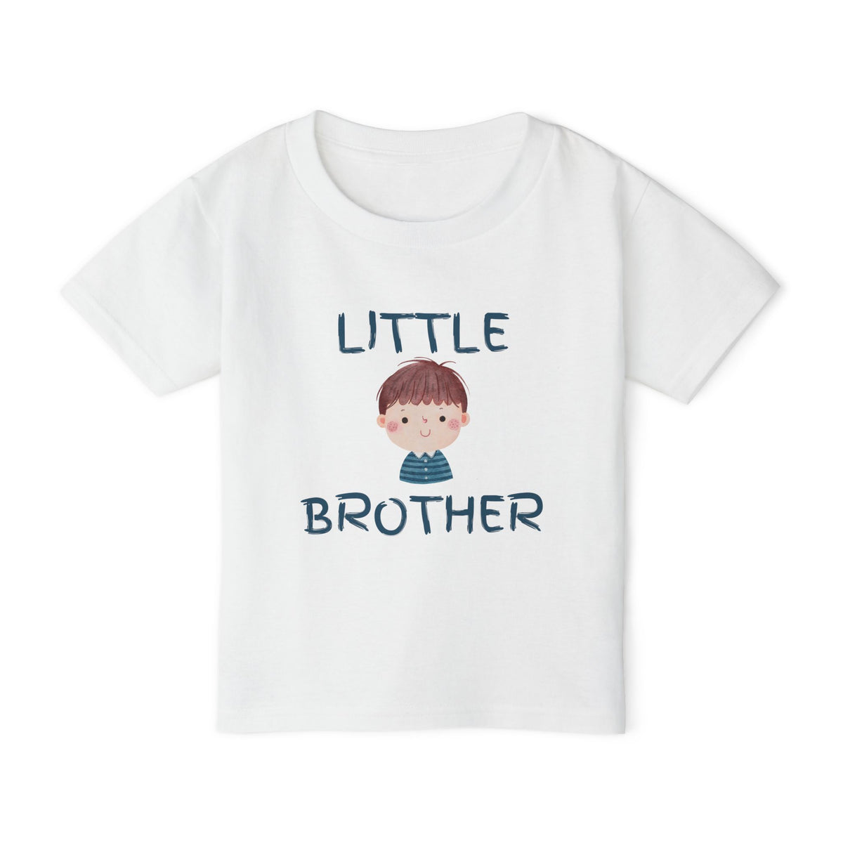 Little Brother Toddler T-Shirt - Colorful Playful Sibling Shirt