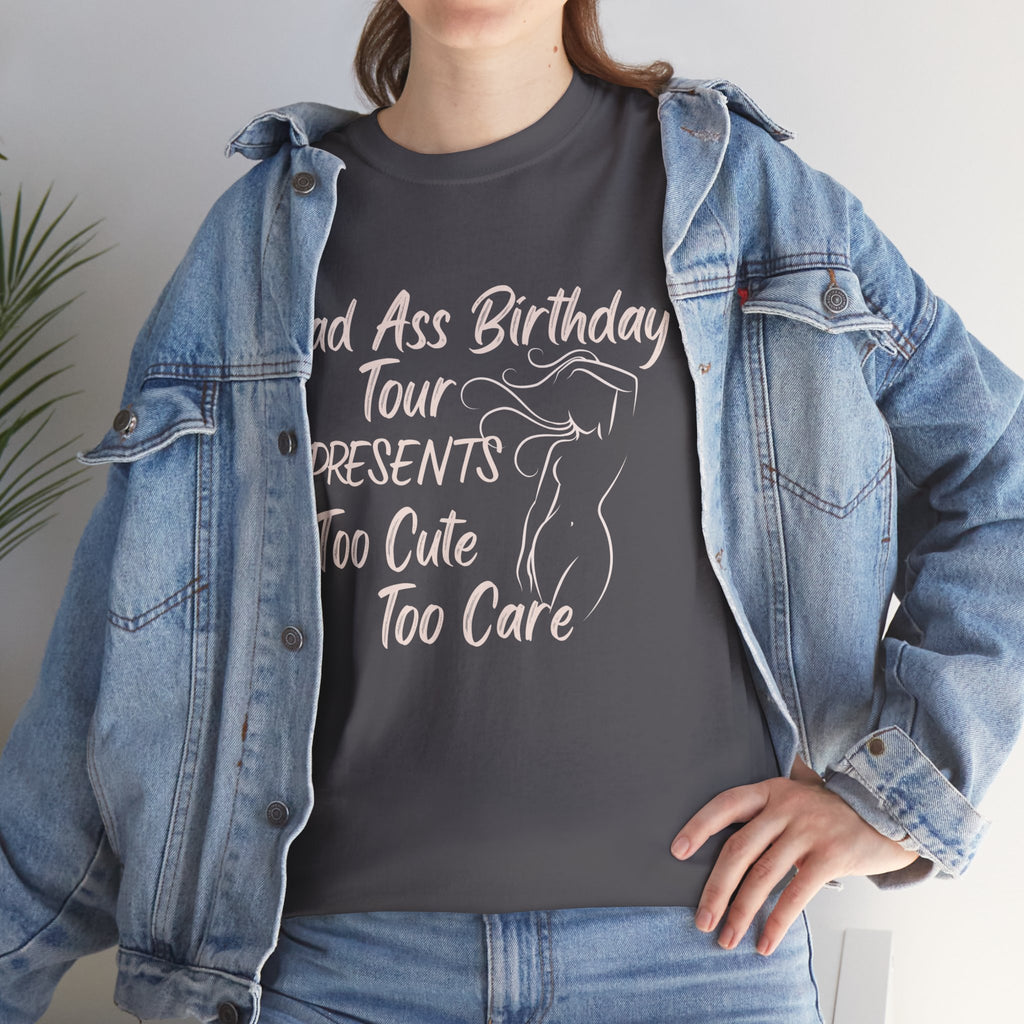 Birthday Tee — 'bad ass birthday tour' Graphic Shirt