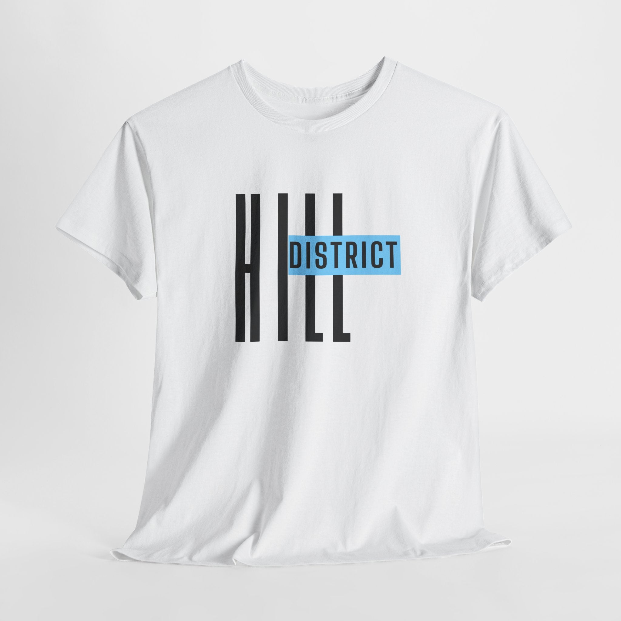 Hill District Retro Logo T‑Shirt — Urban Neighborhood Pride Tee