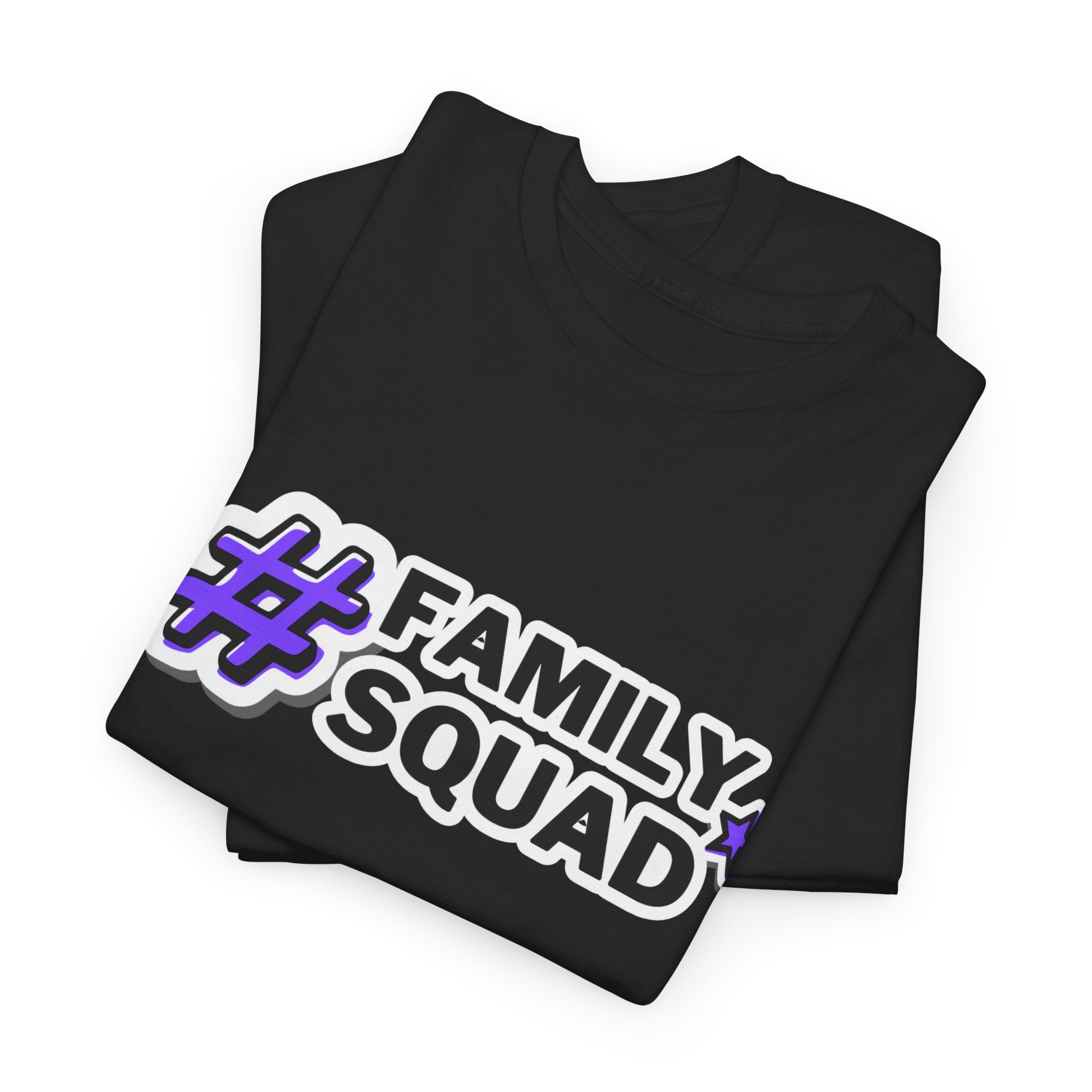 Family Squad T-Shirt — #FamilySquad Graphic Tee for Matching Family Outfits