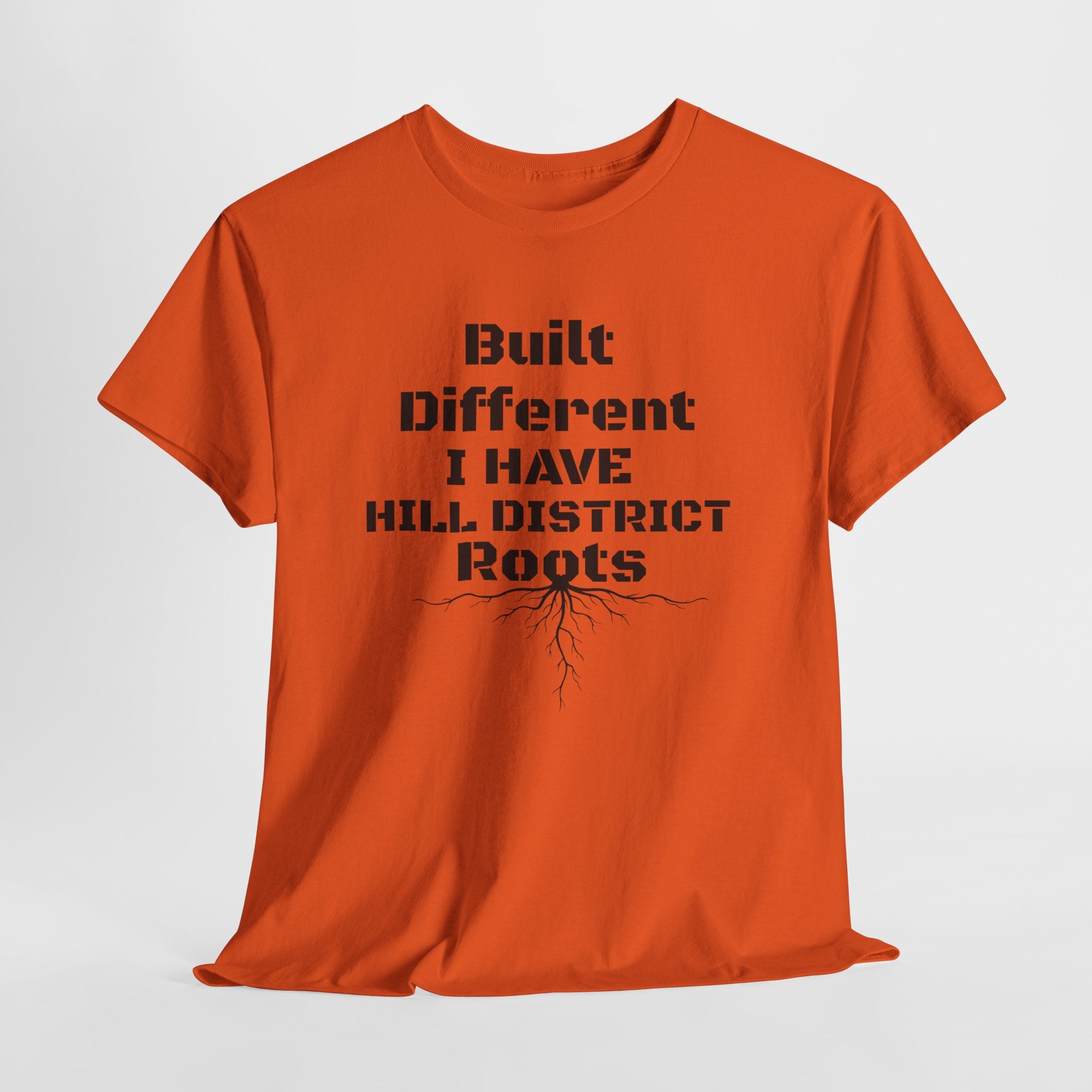 Hill District Roots T-Shirt — "Built Different I Have Hill District Roots" Heritage Tee