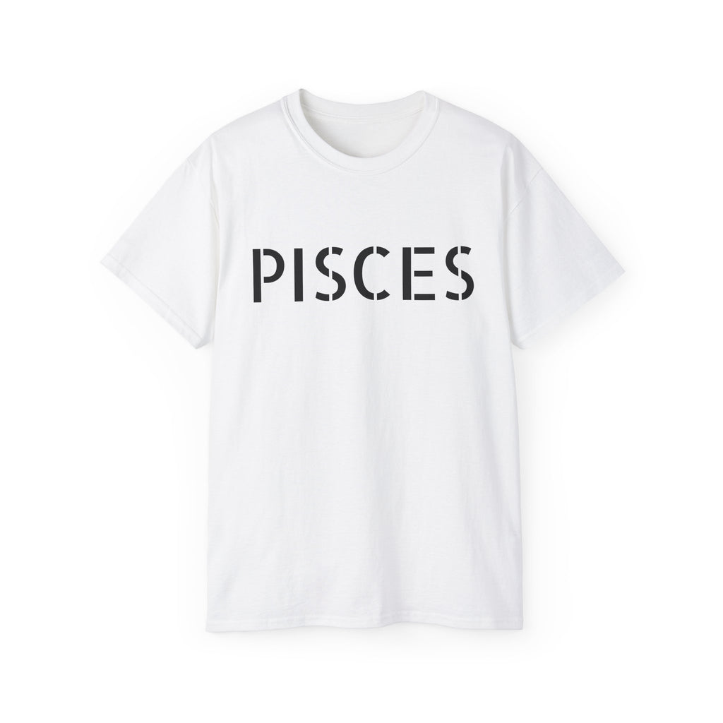 Pisces Zodiac Unisex Ultra Cotton Tee - Astrological Sign Graphic Shirt