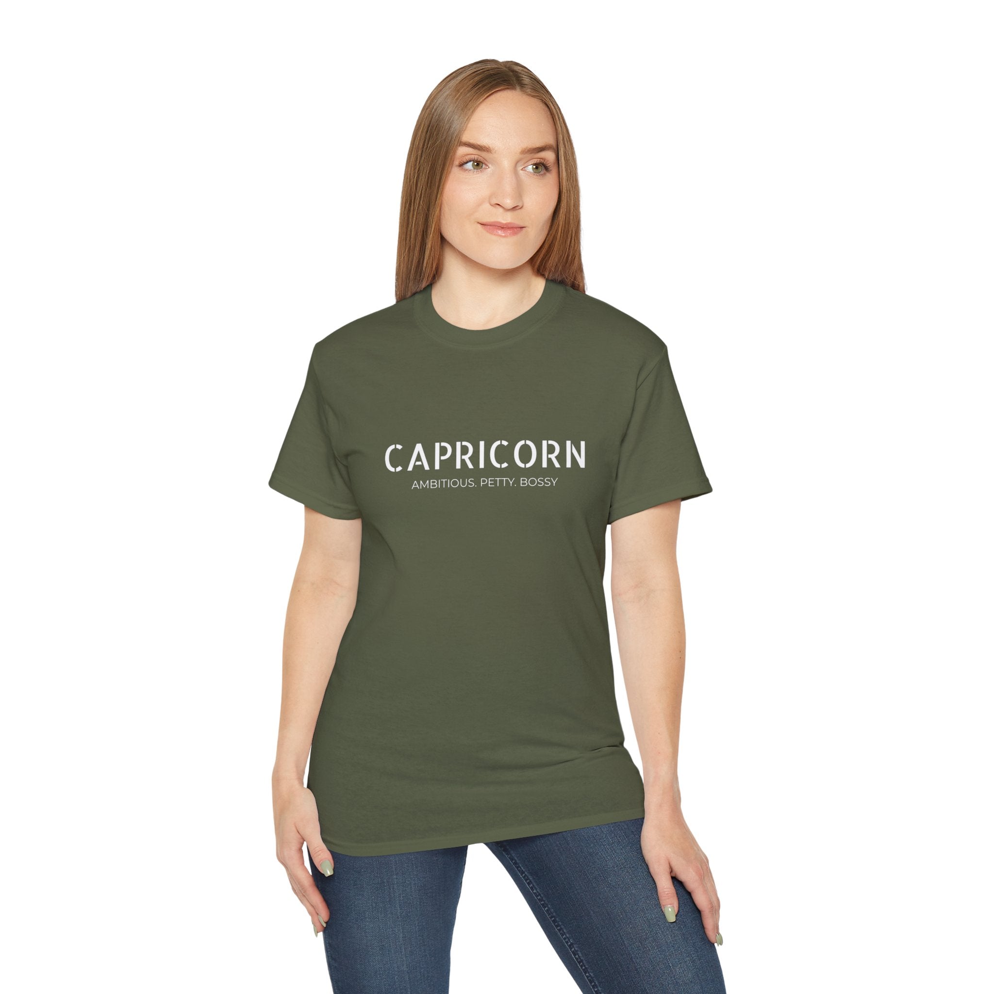 Capricorn Tee - 'Ambitious, Petty, Bossy' Zodiac T-Shirt