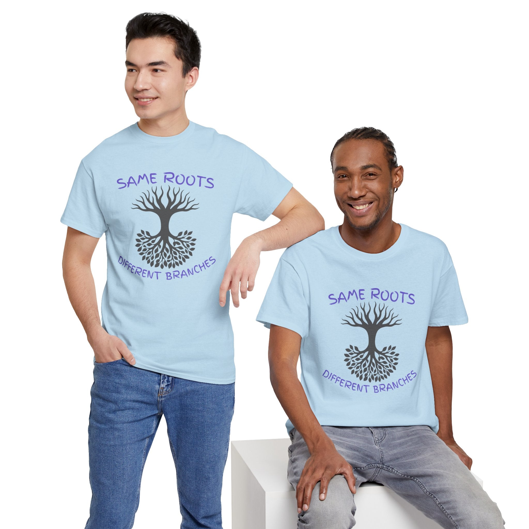 Different But Always Family T-Shirt — Matching Family Quote Tee