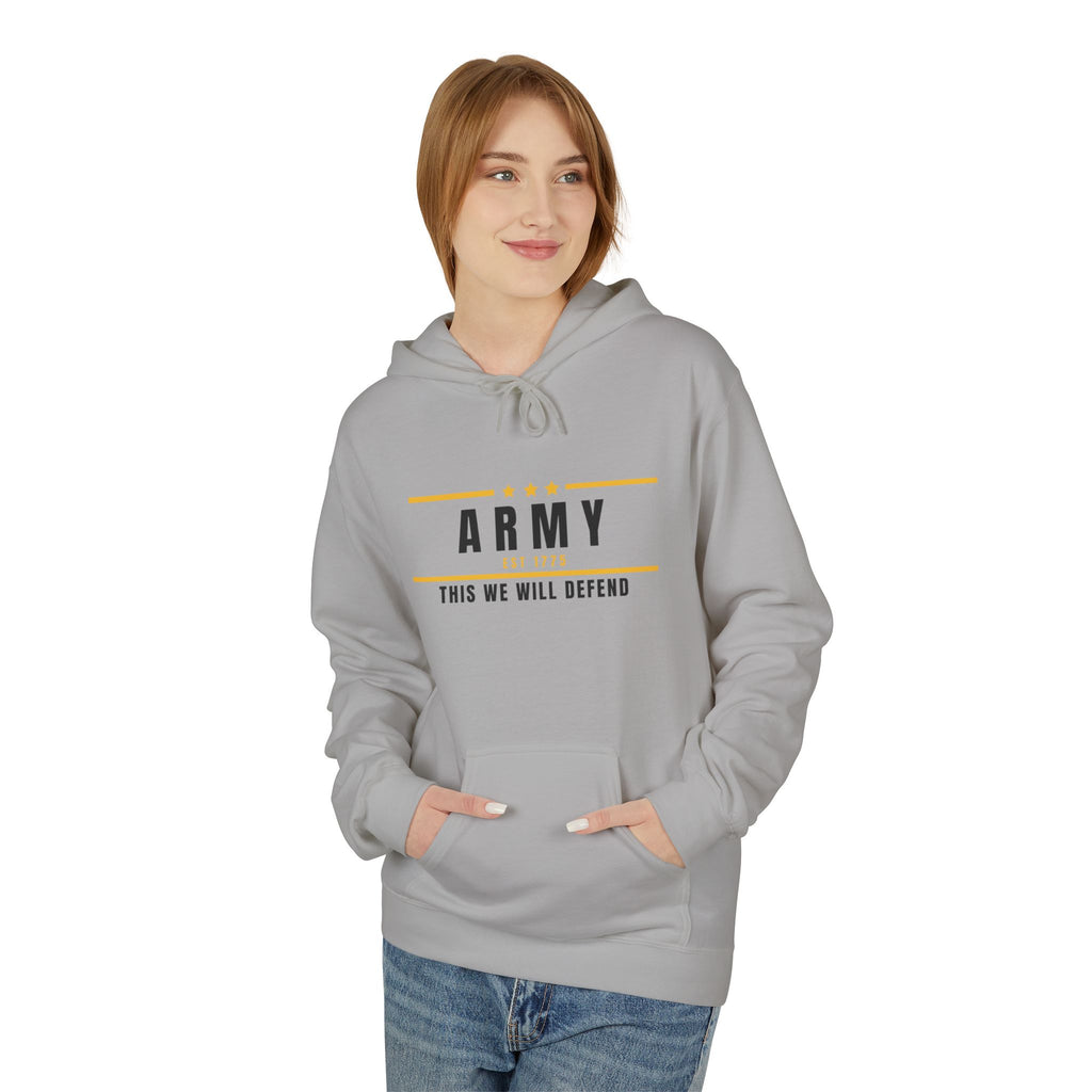 Army Hoodie — "This We Will Defend" Military Tribute Pullover