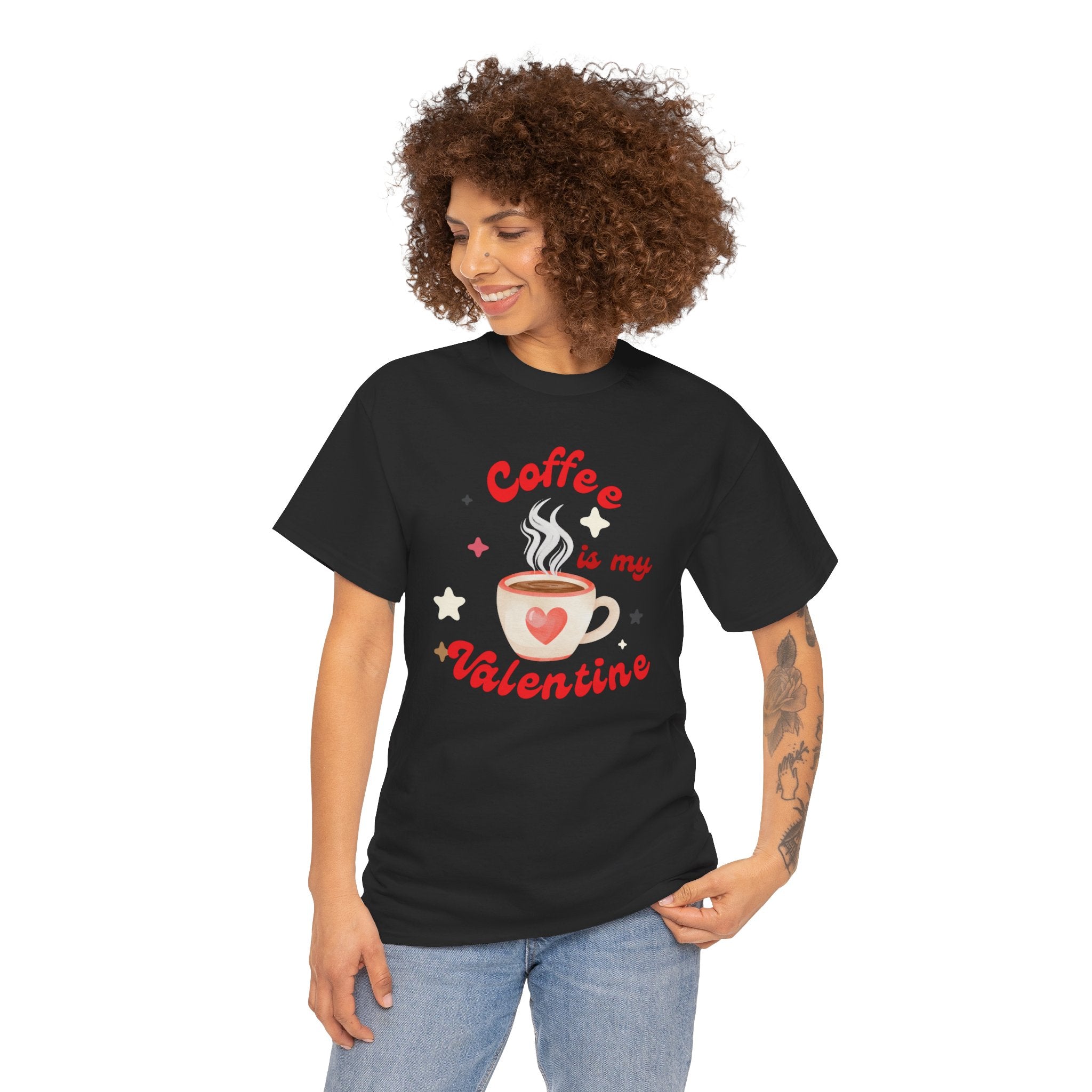 Coffee Is My Valentine Tee — Cute Valentine’s Day Coffee Shirt