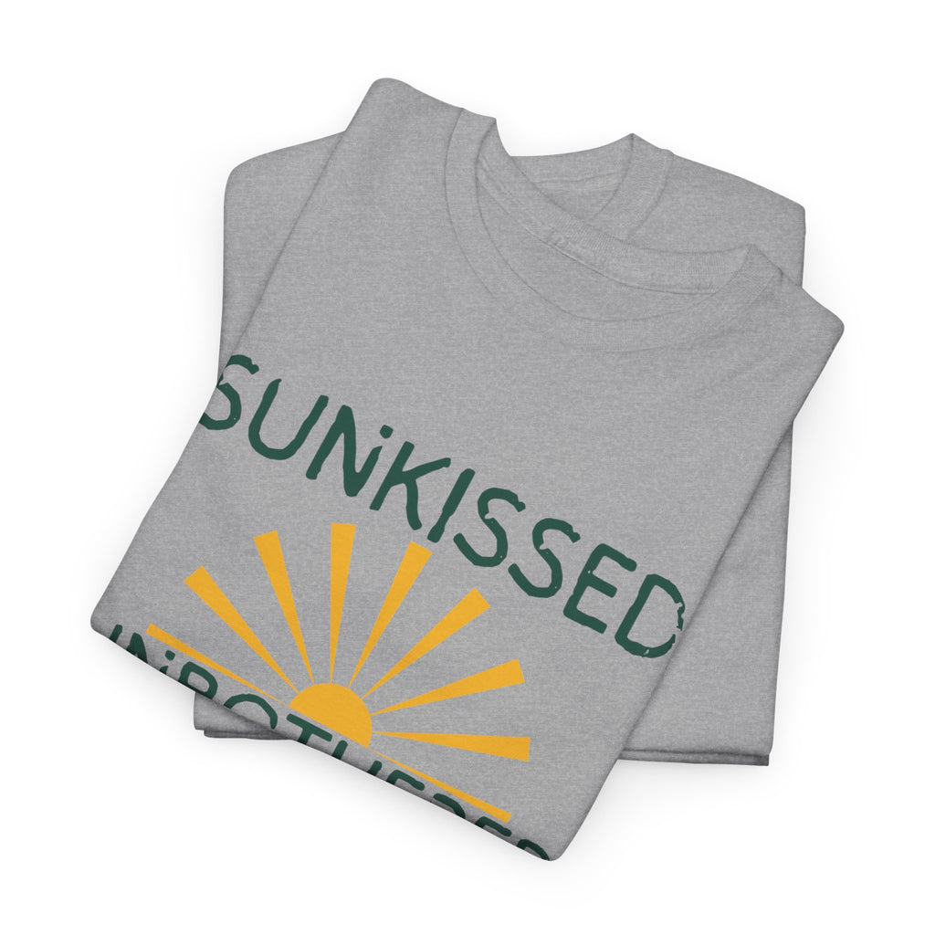 Sunkissed & Unbothered Tee — Summer Sunset Graphic T-Shirt