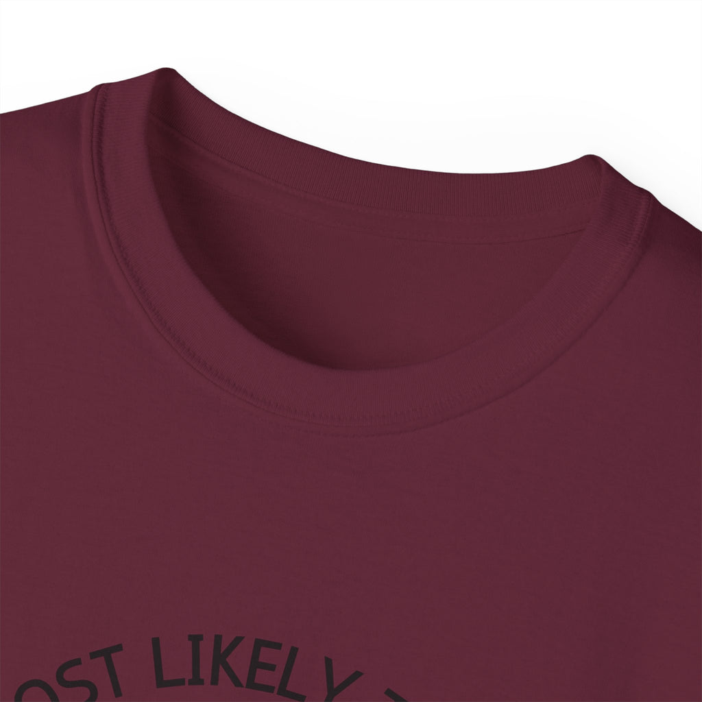 Funny Holiday T-Shirt - 'Most Likely to Be Nice Until Proven Naughty'