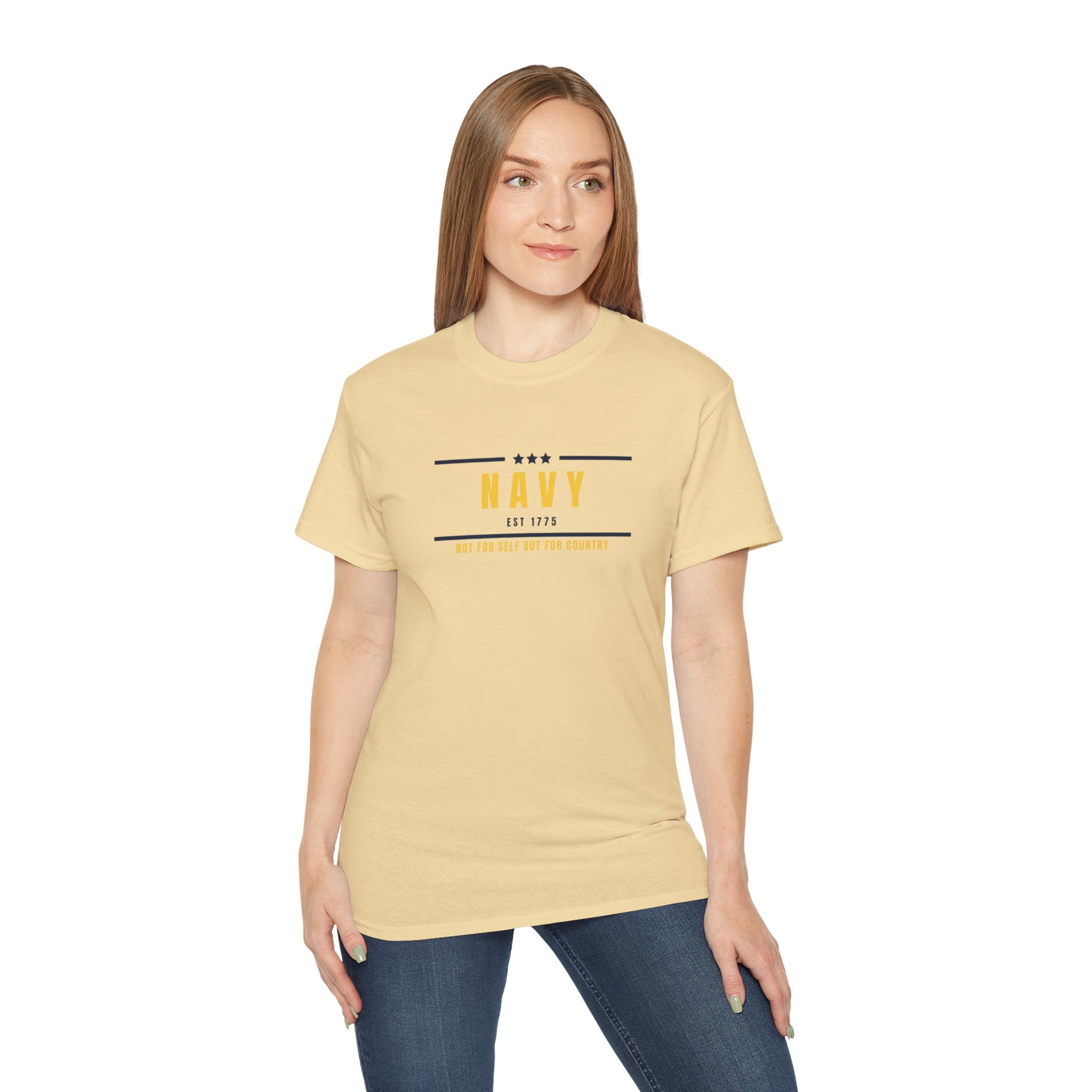 Navy Est. 1775 Military Graphic Tee — Veteran & Navy Support Shirt