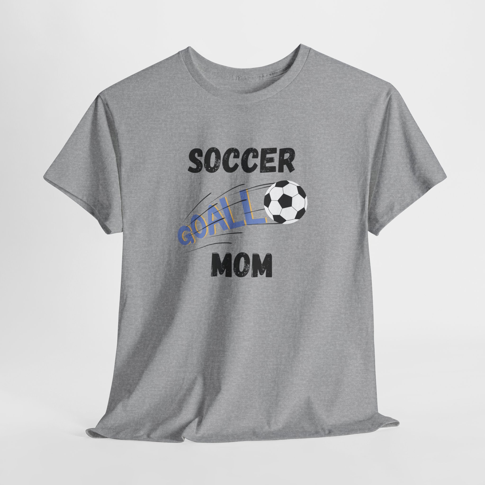Soccer Mom T‑Shirt — 'Soccer Goal!' Graphic Tee with Soccer Ball