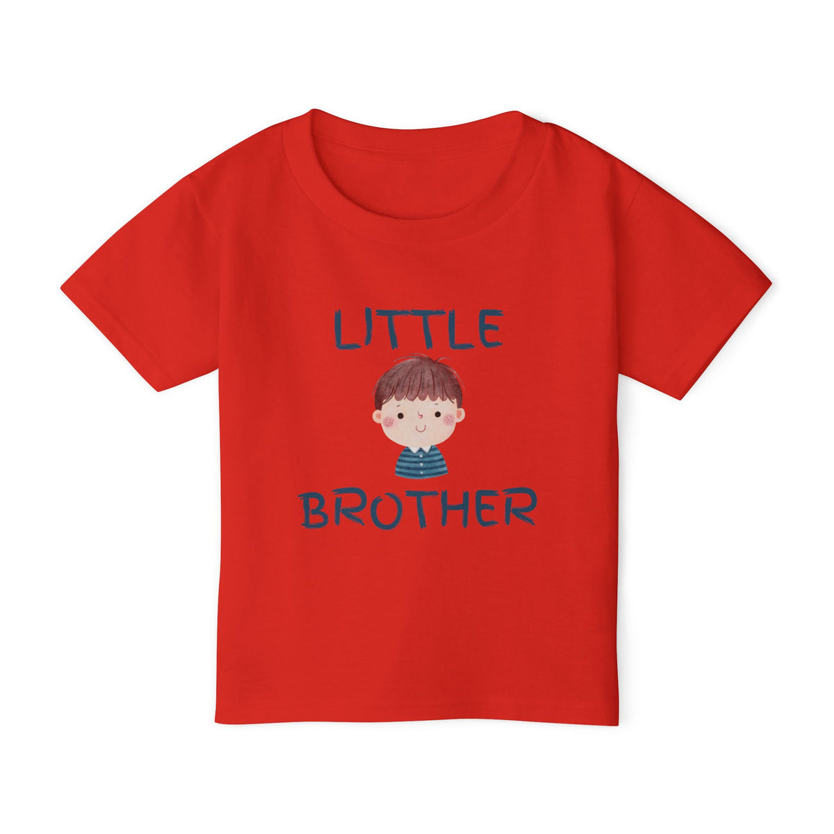 Little Brother Toddler T-Shirt - Colorful Playful Sibling Shirt