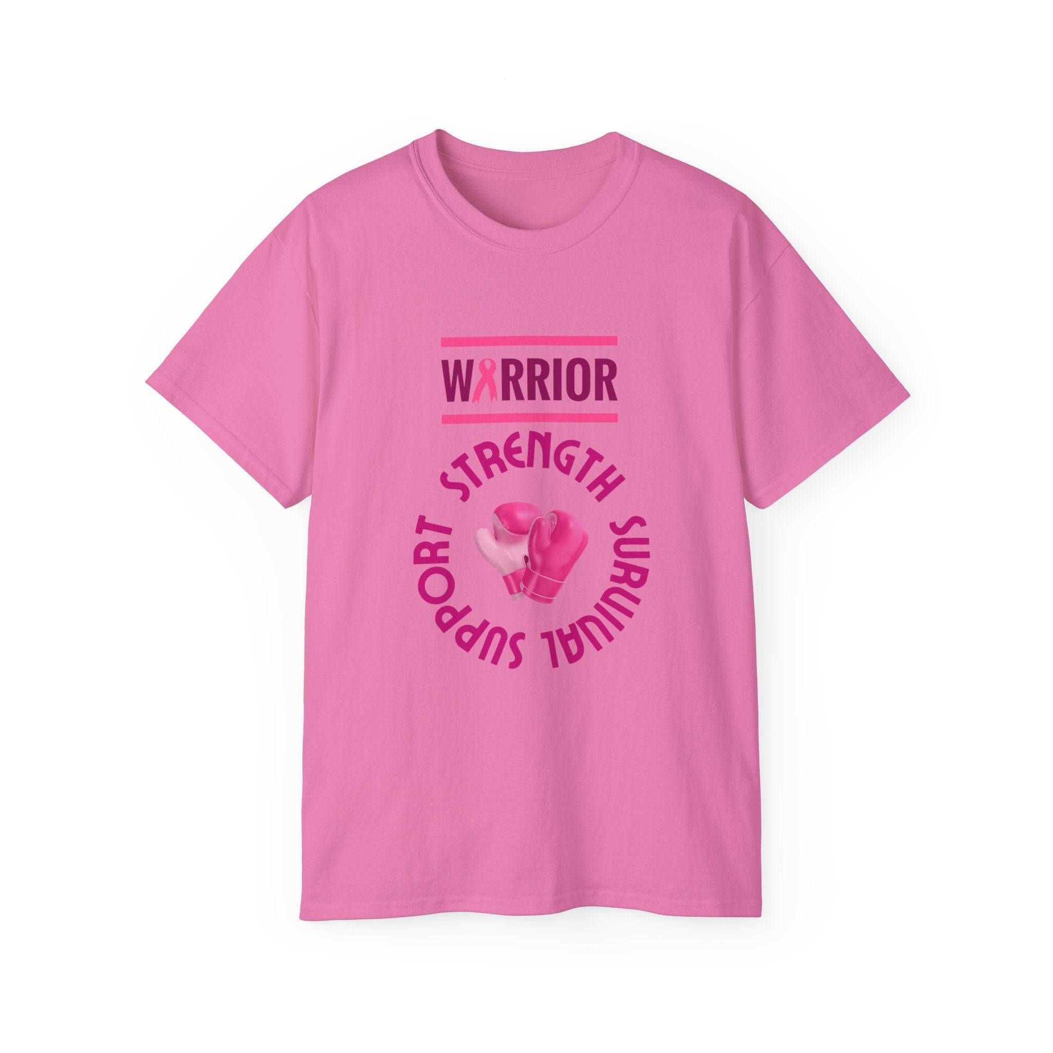 Breast Cancer Warrior T-Shirt — Support Strength Survival Tee