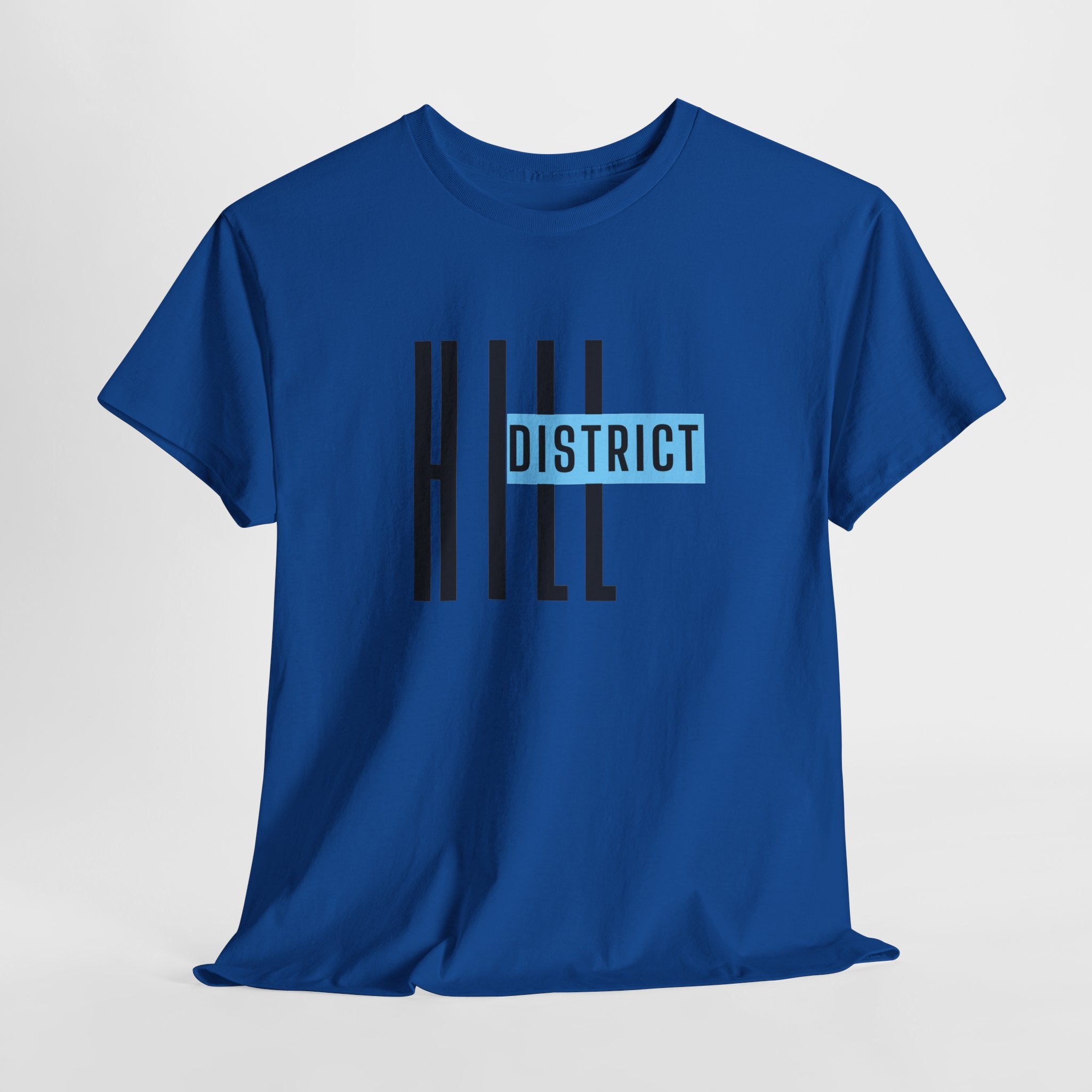 Hill District Retro Logo T‑Shirt — Urban Neighborhood Pride Tee