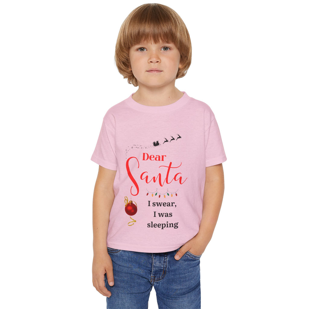 Dear Santa, I swear I was...Toddler T-Shirt, Christmas Kids Tee, Holiday Gift, Cute Toddler Outfit, Festive Family Party Shirt