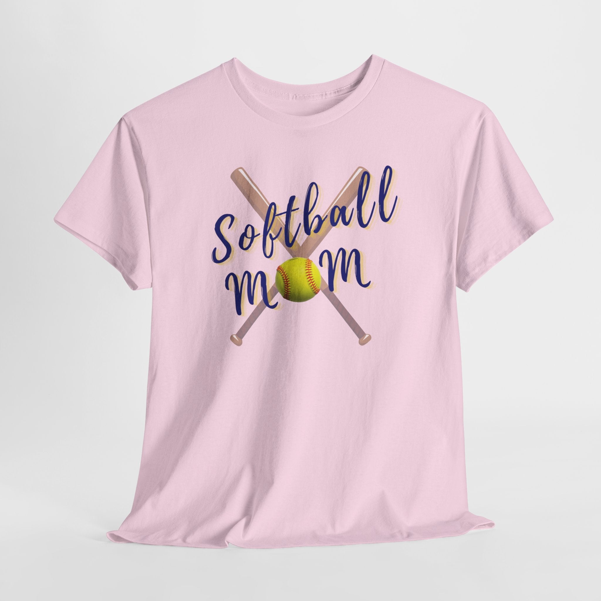 Softball Mom T-Shirt — Bat & Ball Graphic Tee