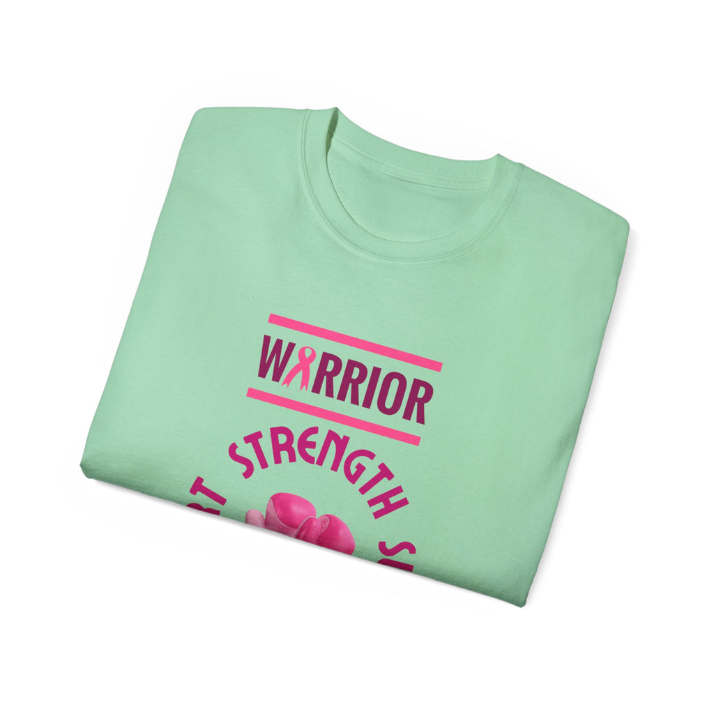 Breast Cancer Warrior T-Shirt — Support Strength Survival Tee