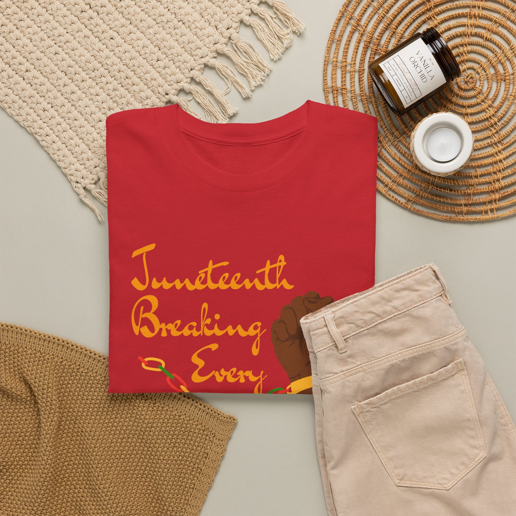 Juneteenth Freedom Tee — "Breaking Every Chain Since 1865"