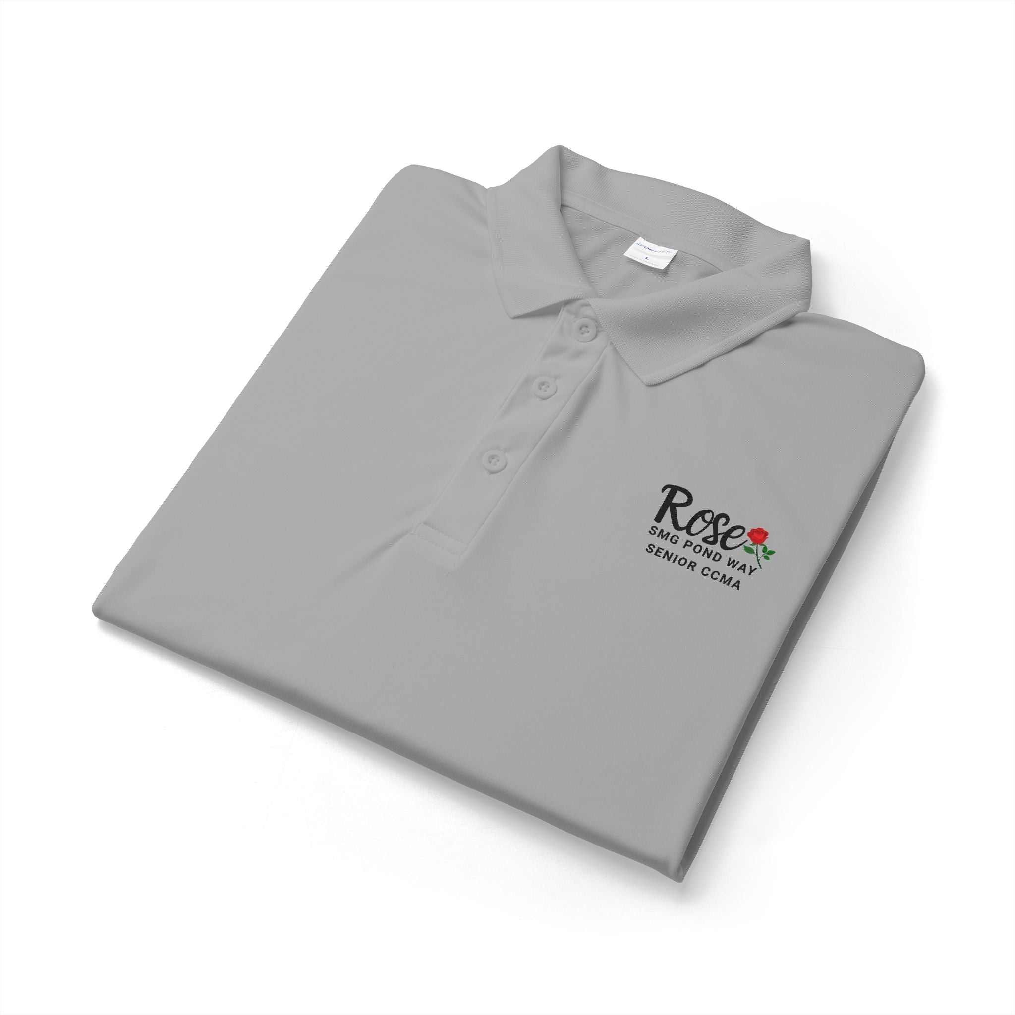 Rose Logo Polo with a Rose