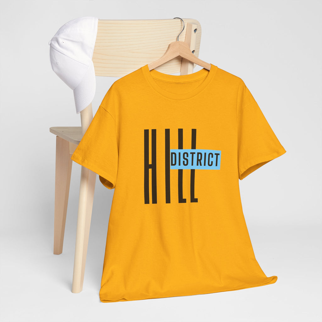 Hill District Retro Logo T‑Shirt — Urban Neighborhood Pride Tee